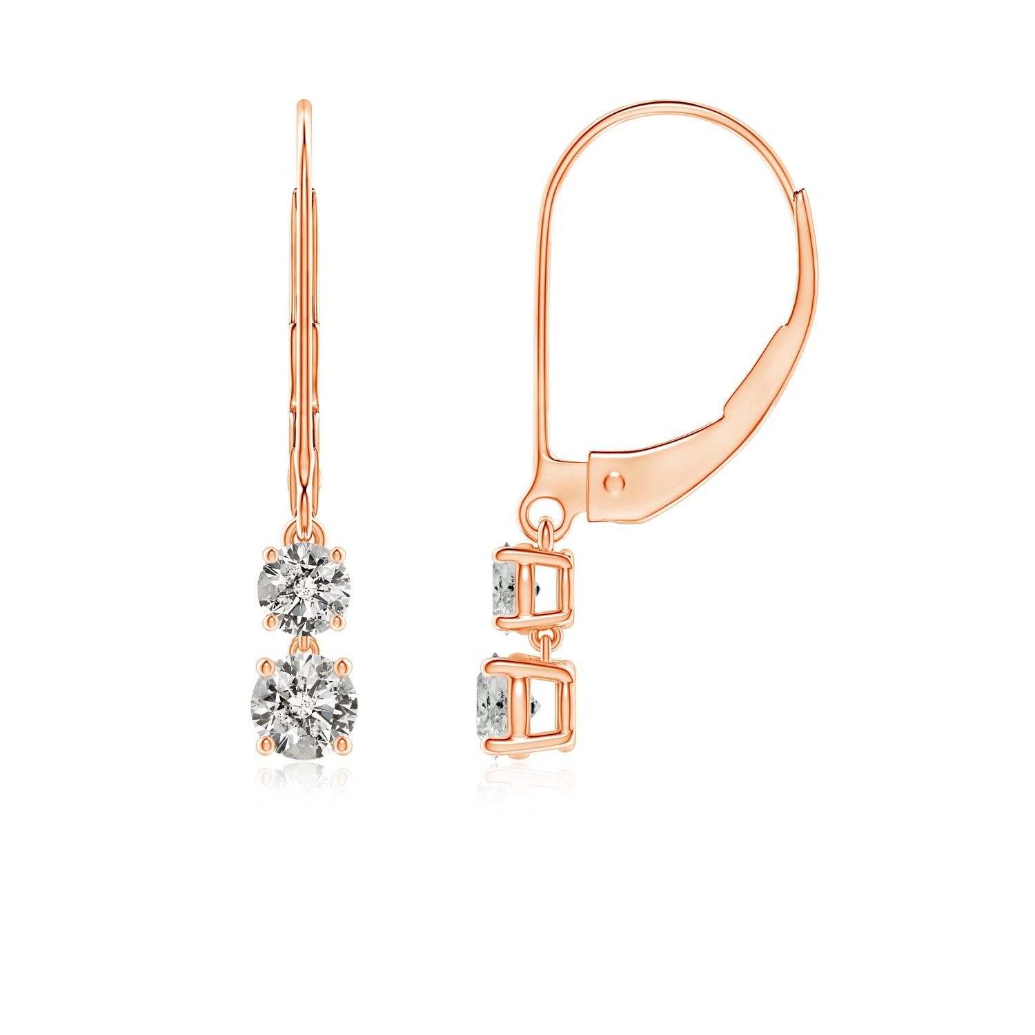 K, I3 / 0.53 CT / 14 KT Rose Gold