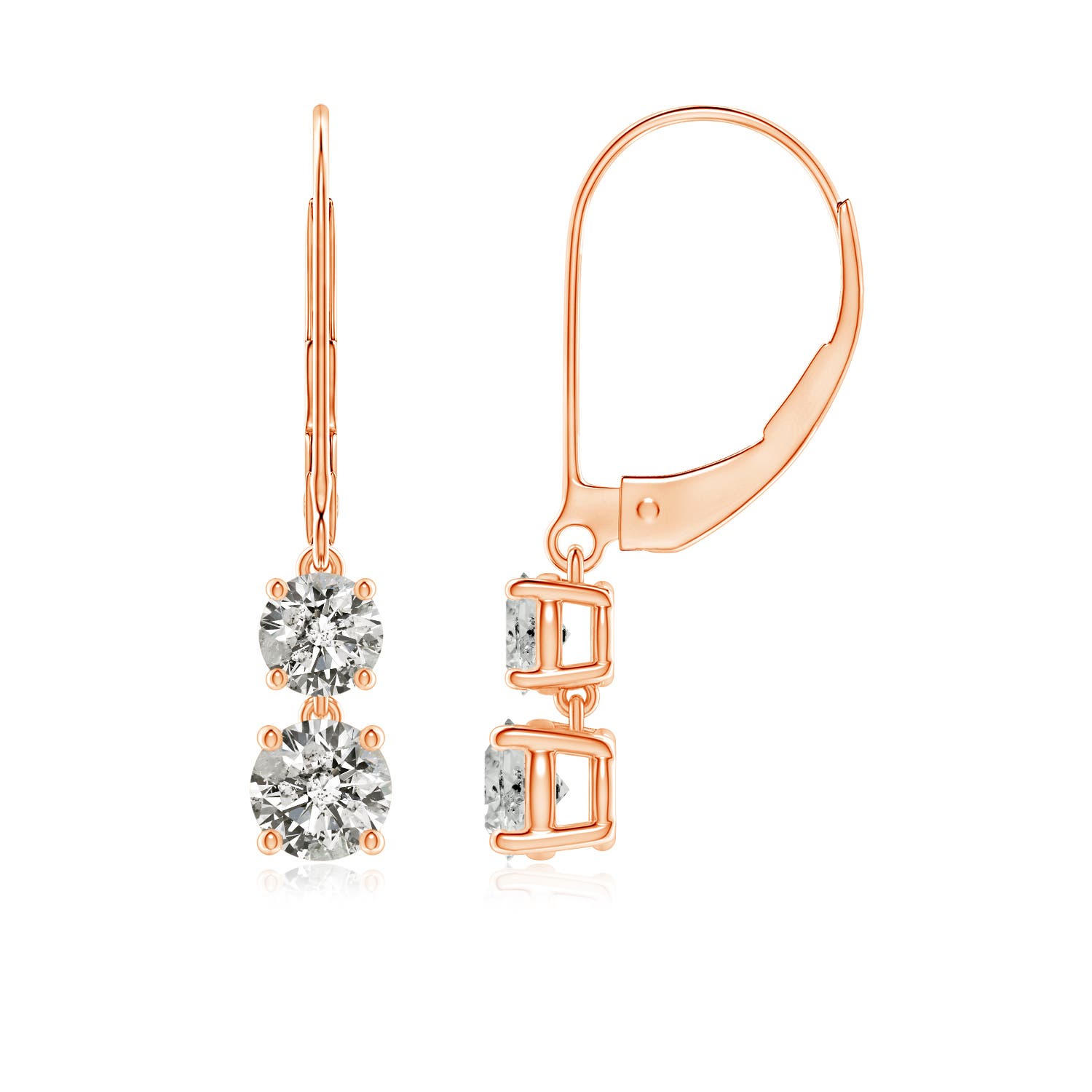 K, I3 / 1.01 CT / 14 KT Rose Gold