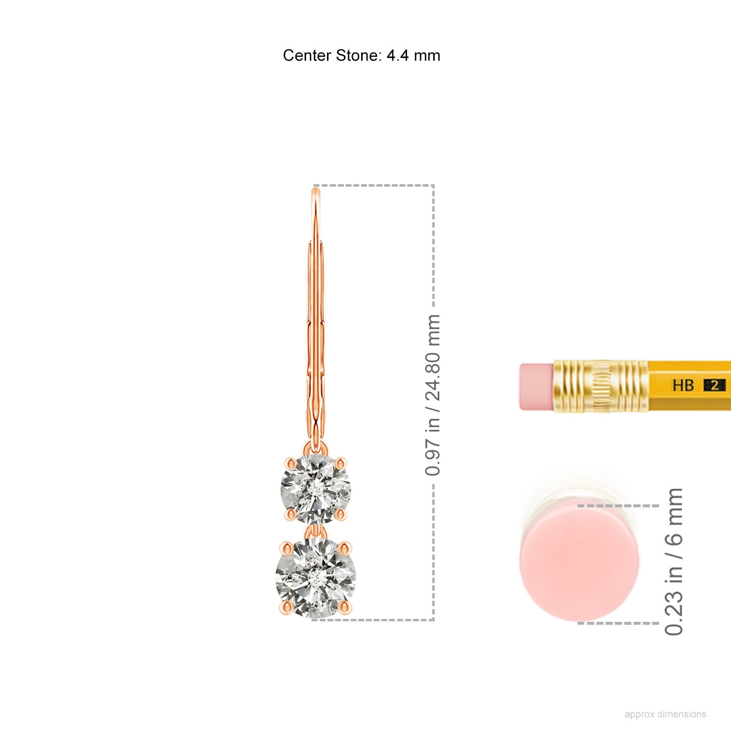 K, I3 / 1.01 CT / 14 KT Rose Gold