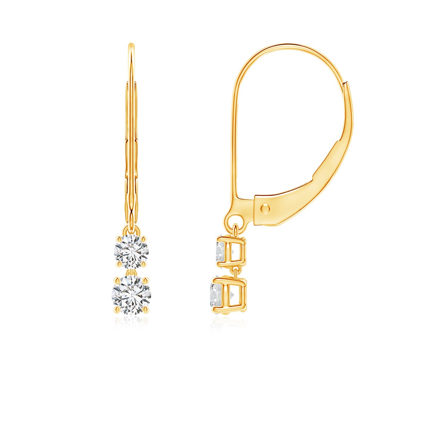 H, SI2 / 0.35 CT / 14 KT Yellow Gold