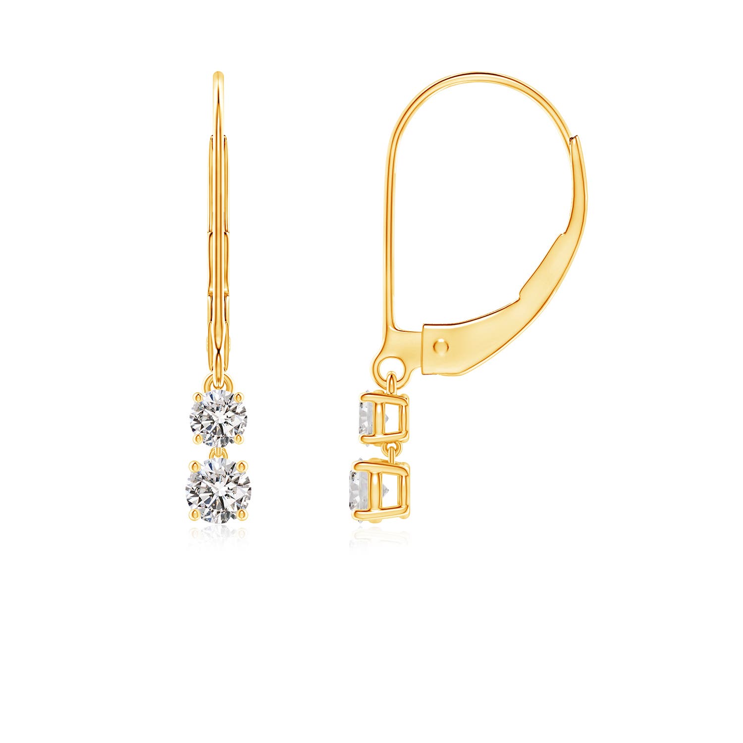 I-J, I1-I2 / 0.35 CT / 14 KT Yellow Gold