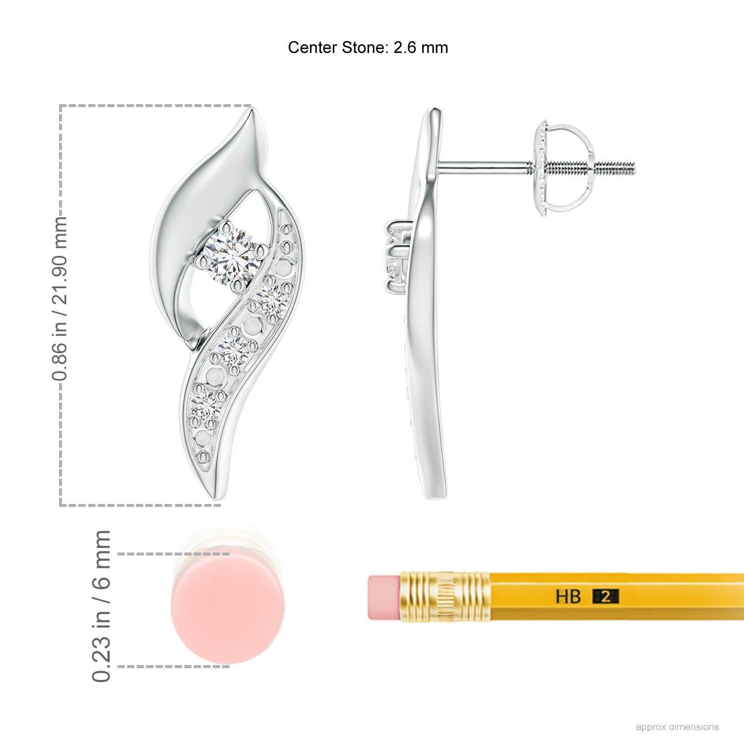 H, SI2 / 0.21 CT / 14 KT White Gold