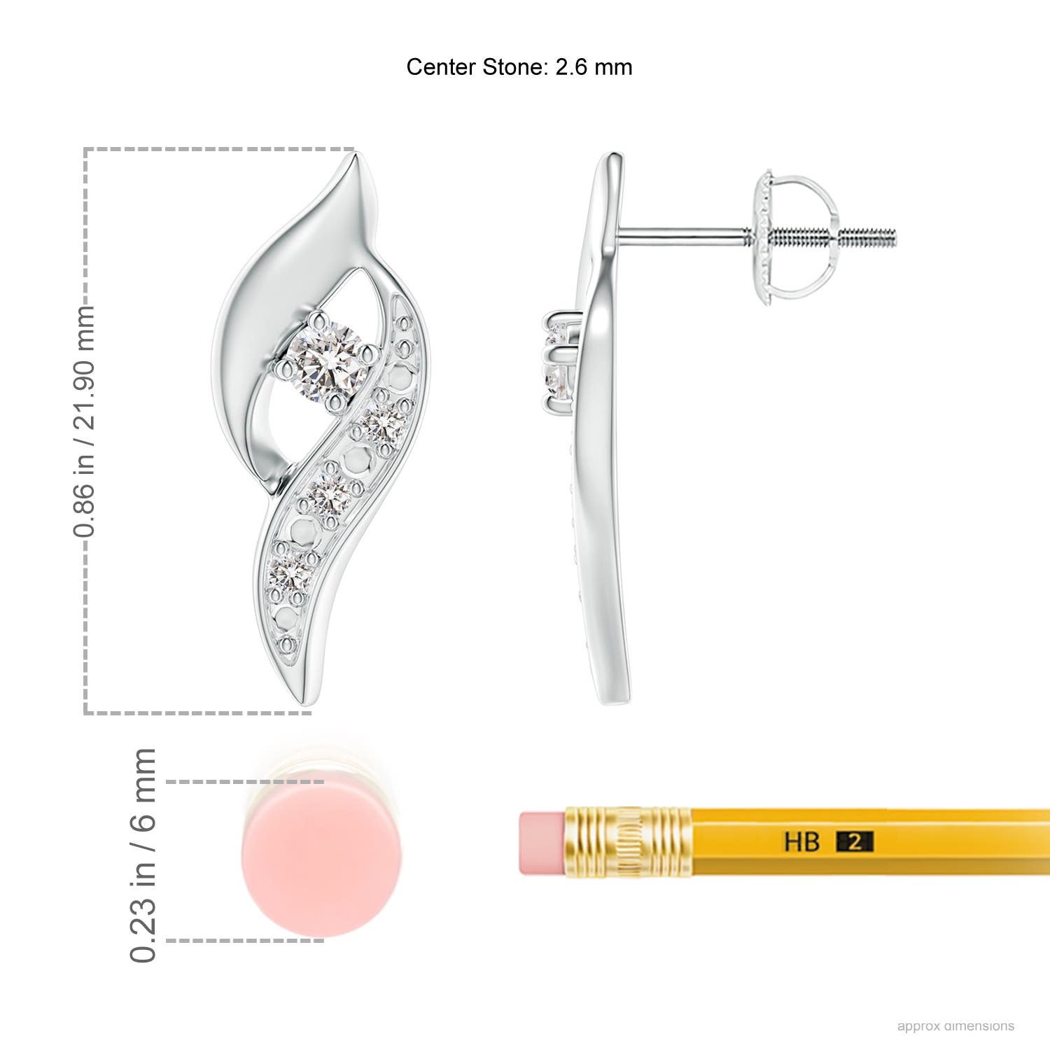 I-J, I1-I2 / 0.21 CT / 14 KT White Gold