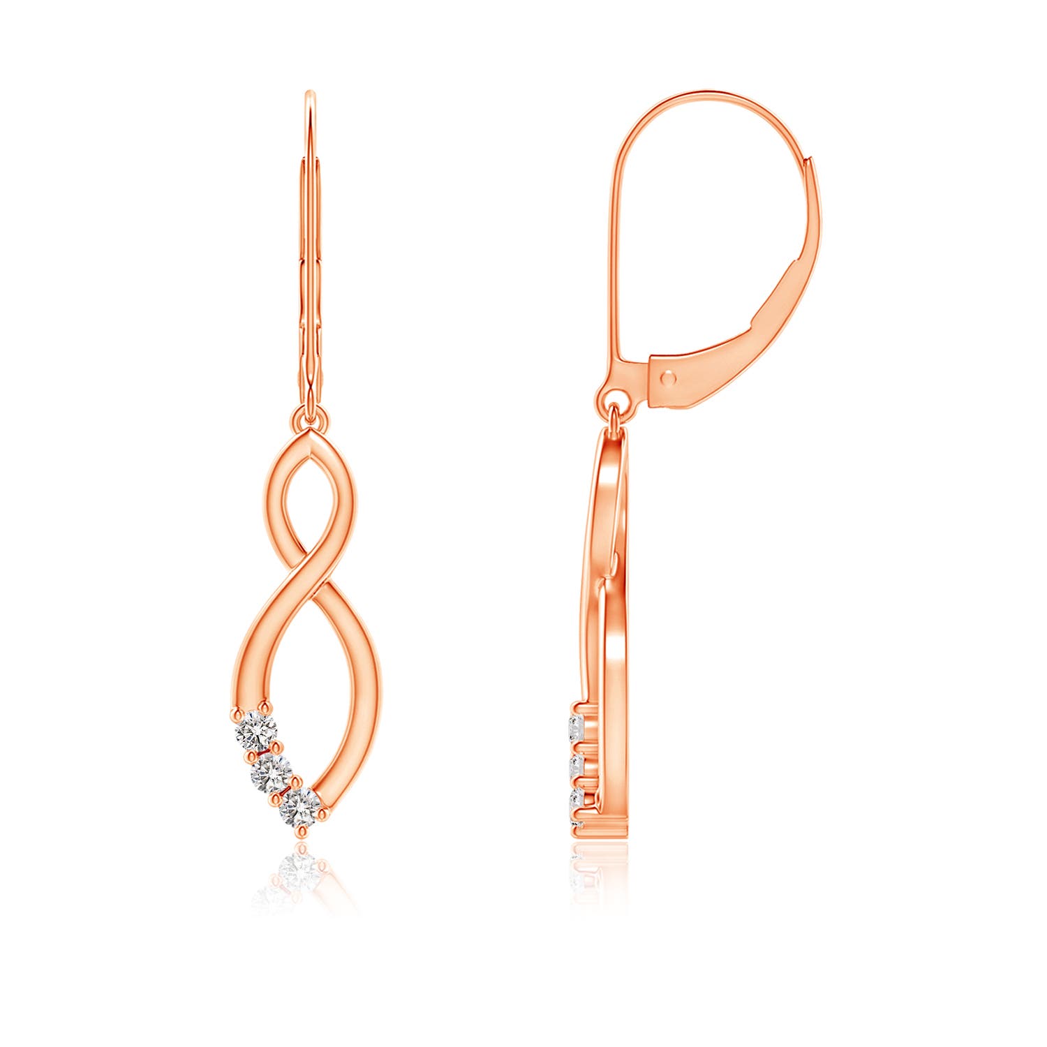 I-J, I1-I2 / 0.15 CT / 14 KT Rose Gold