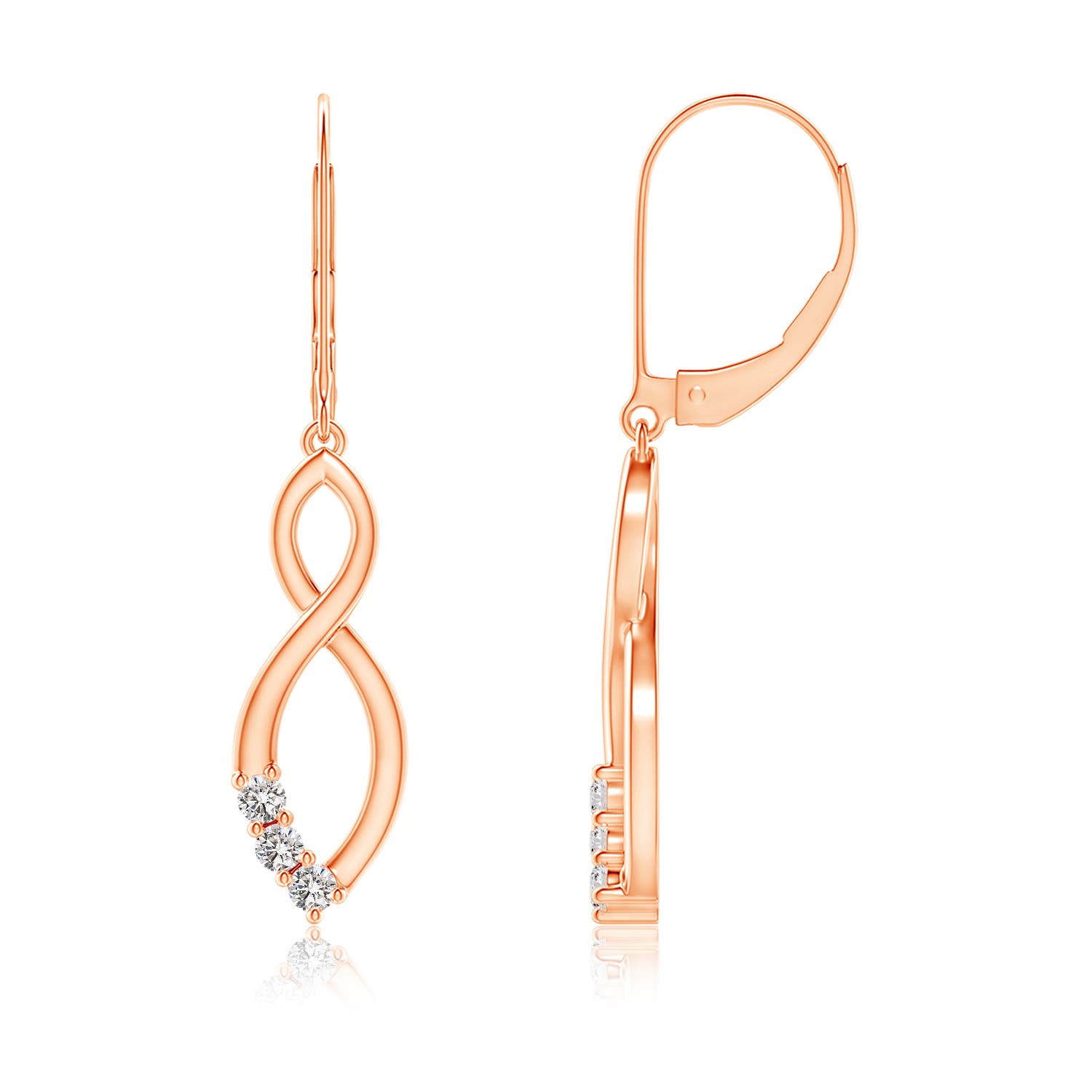 I-J, I1-I2 / 0.21 CT / 14 KT Rose Gold