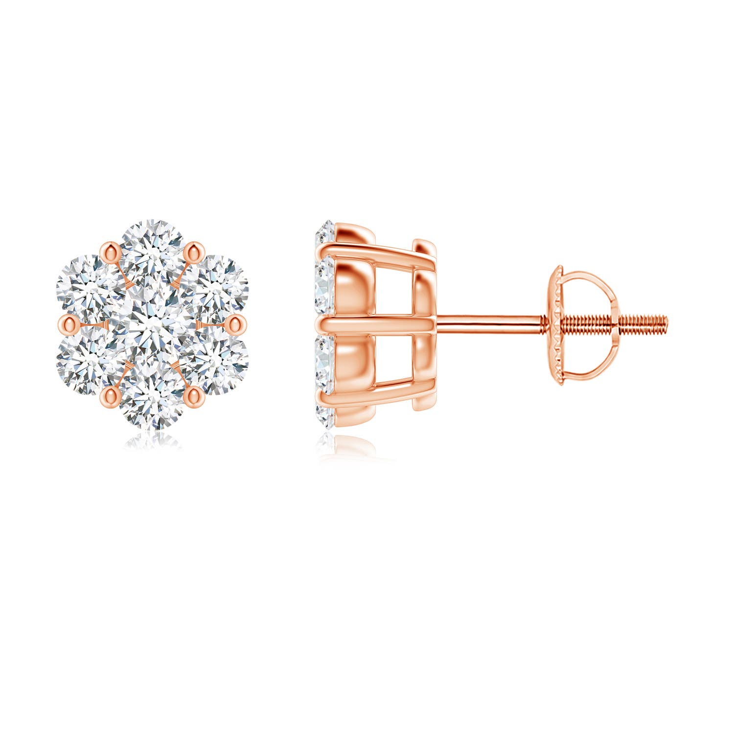 G, VS2 / 1.04 CT / 14 KT Rose Gold