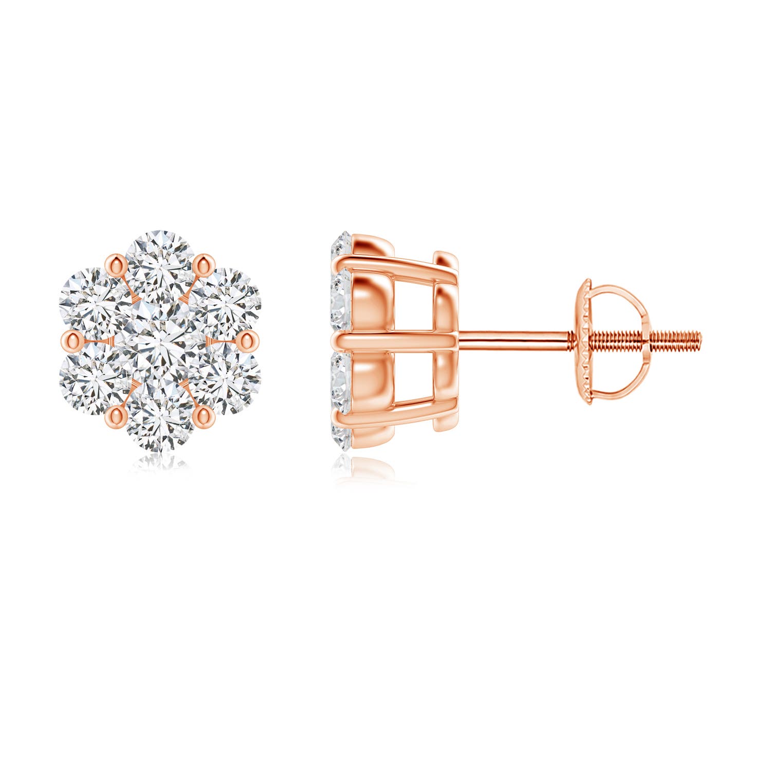 H, SI2 / 1.04 CT / 14 KT Rose Gold