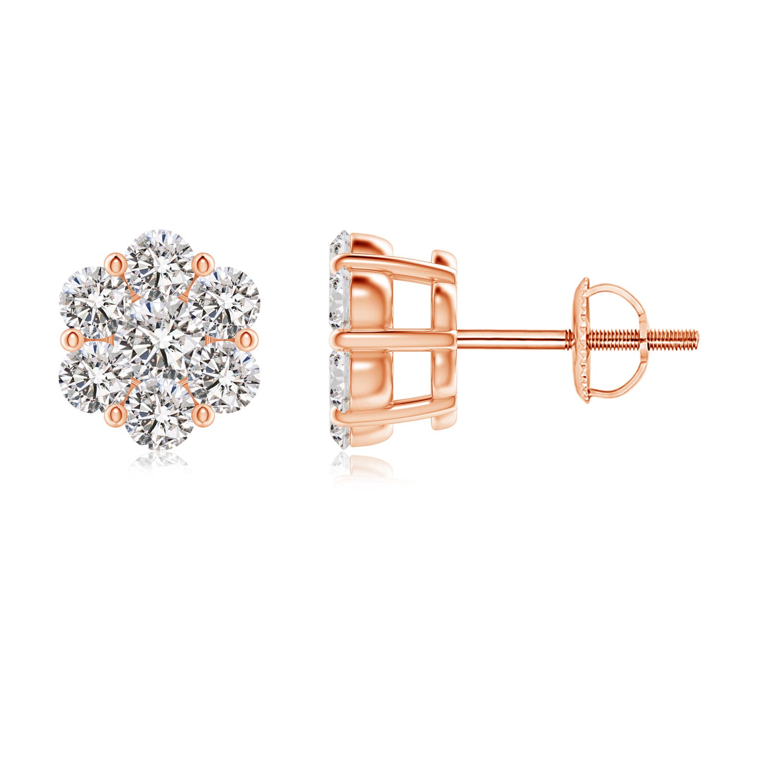 I-J, I1-I2 / 1.04 CT / 14 KT Rose Gold