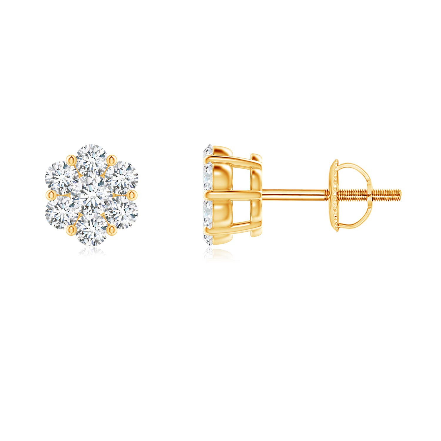 G, VS2 / 0.49 CT / 14 KT Yellow Gold