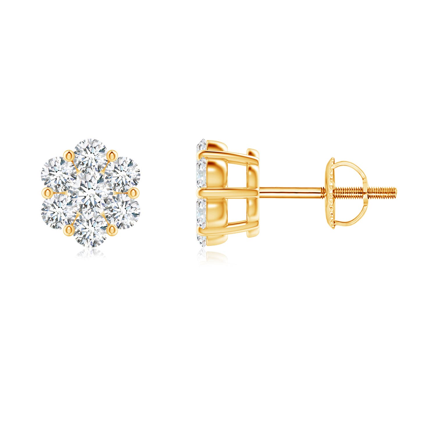 G, VS2 / 0.75 CT / 14 KT Yellow Gold