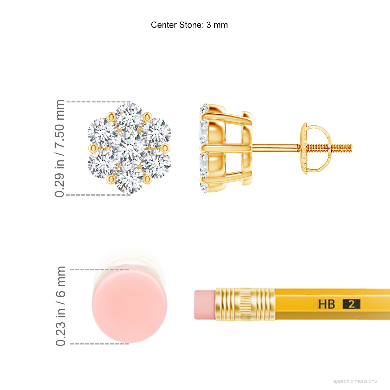 G, VS2 / 1.04 CT / 14 KT Yellow Gold