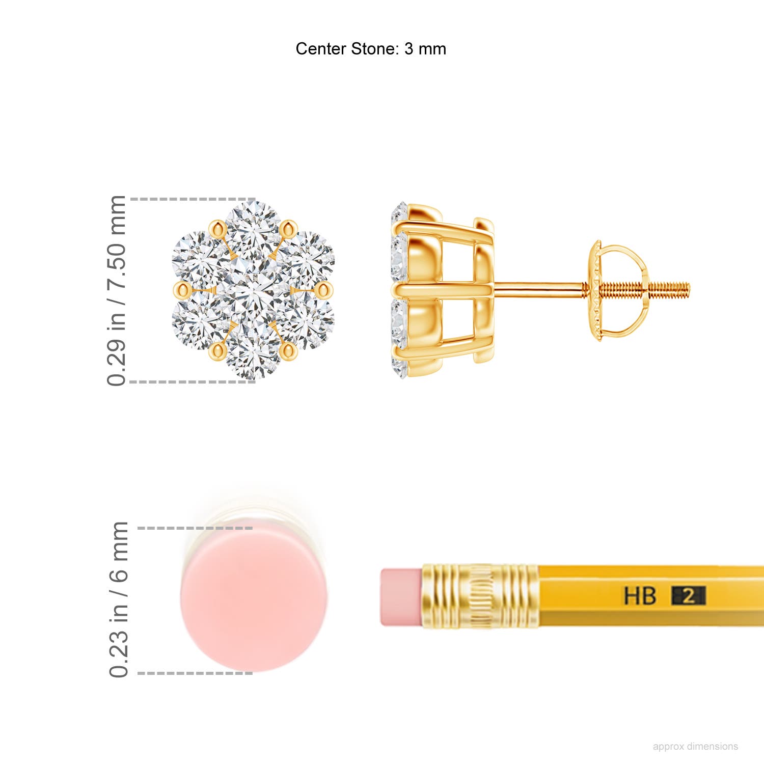 H, SI2 / 1.04 CT / 14 KT Yellow Gold