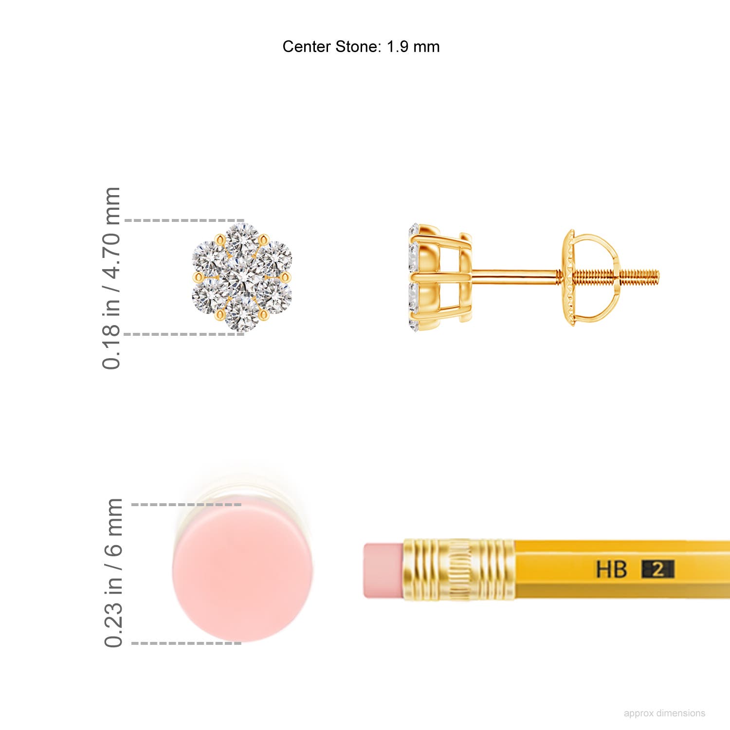 I-J, I1-I2 / 0.23 CT / 14 KT Yellow Gold