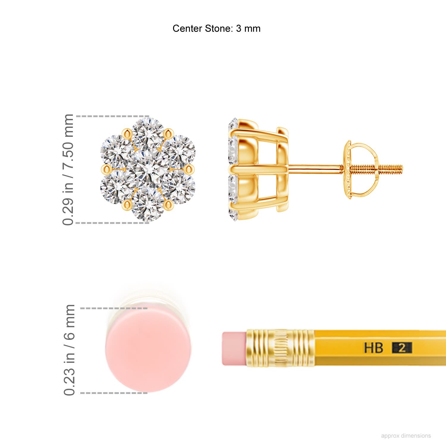 I-J, I1-I2 / 1.04 CT / 14 KT Yellow Gold