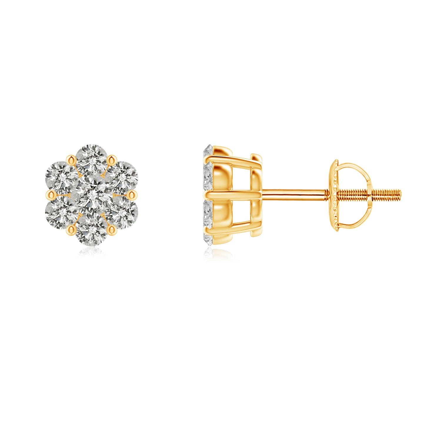 K, I3 / 0.49 CT / 14 KT Yellow Gold