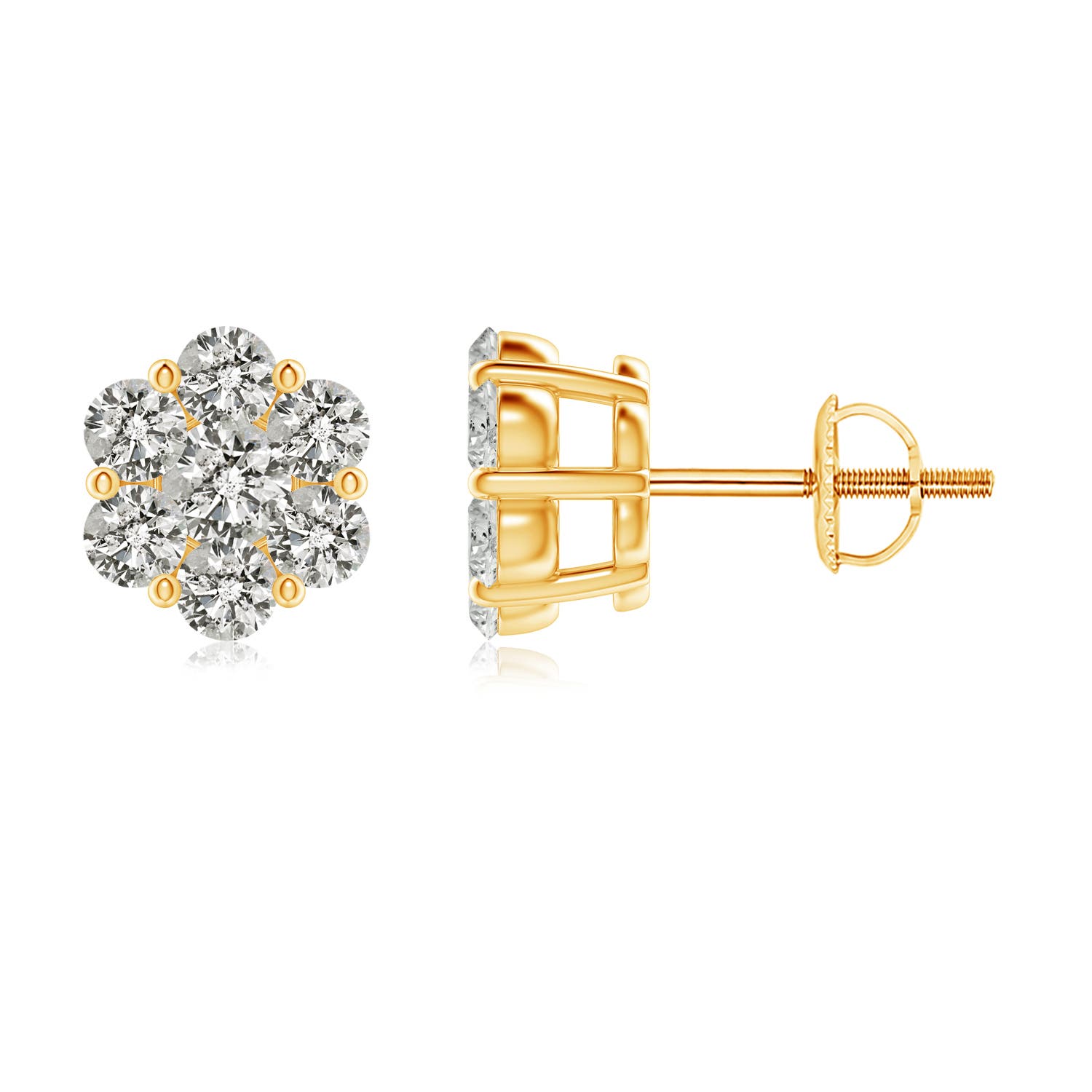 K, I3 / 1.04 CT / 14 KT Yellow Gold