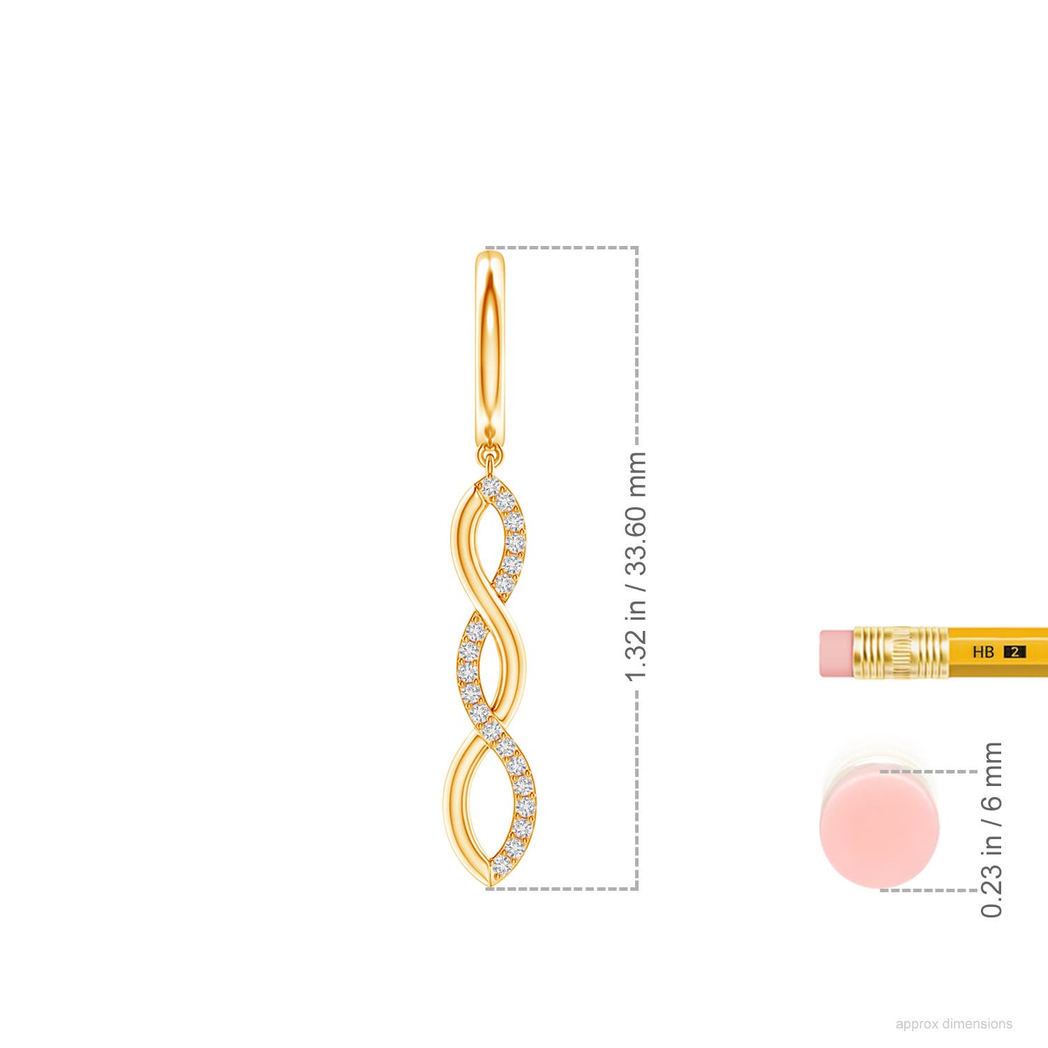 H, SI2 / 0.13 CT / 14 KT Yellow Gold