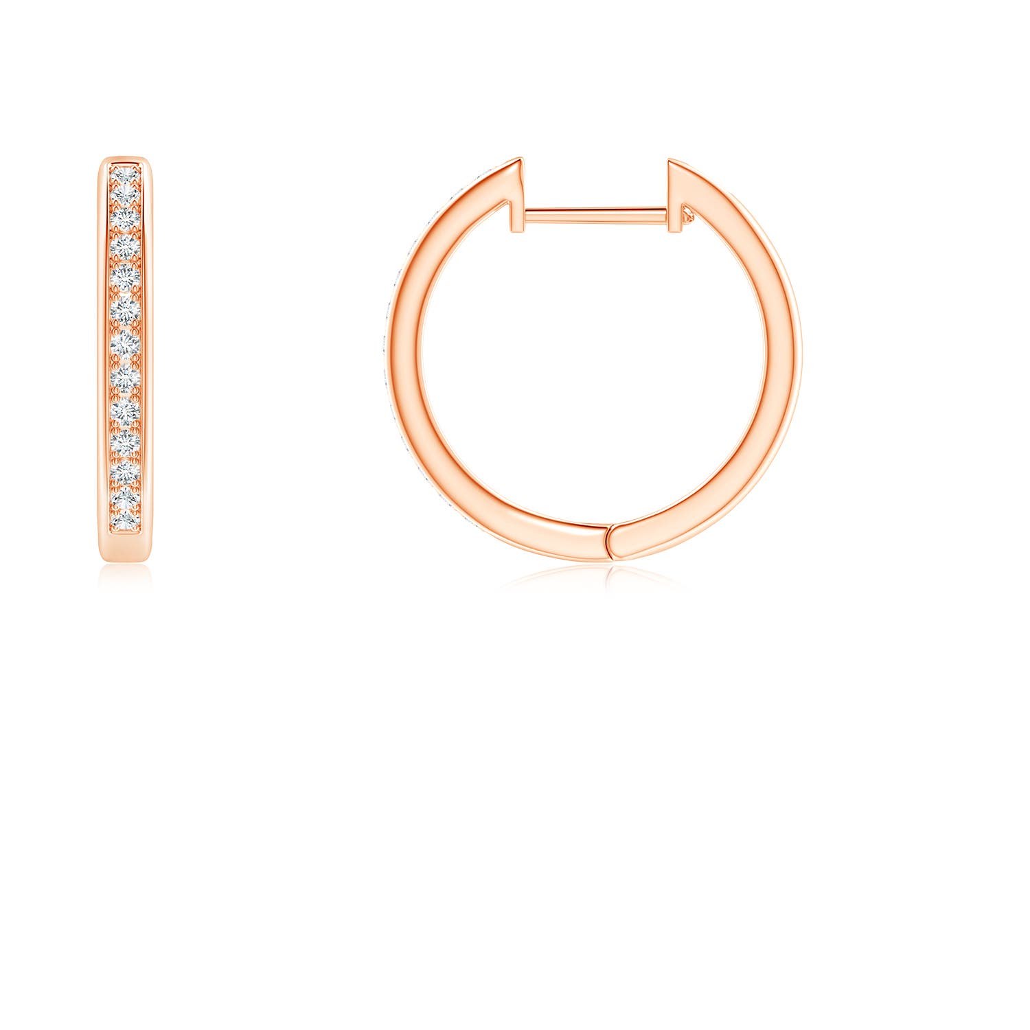 G, VS2 / 0.09 CT / 14 KT Rose Gold