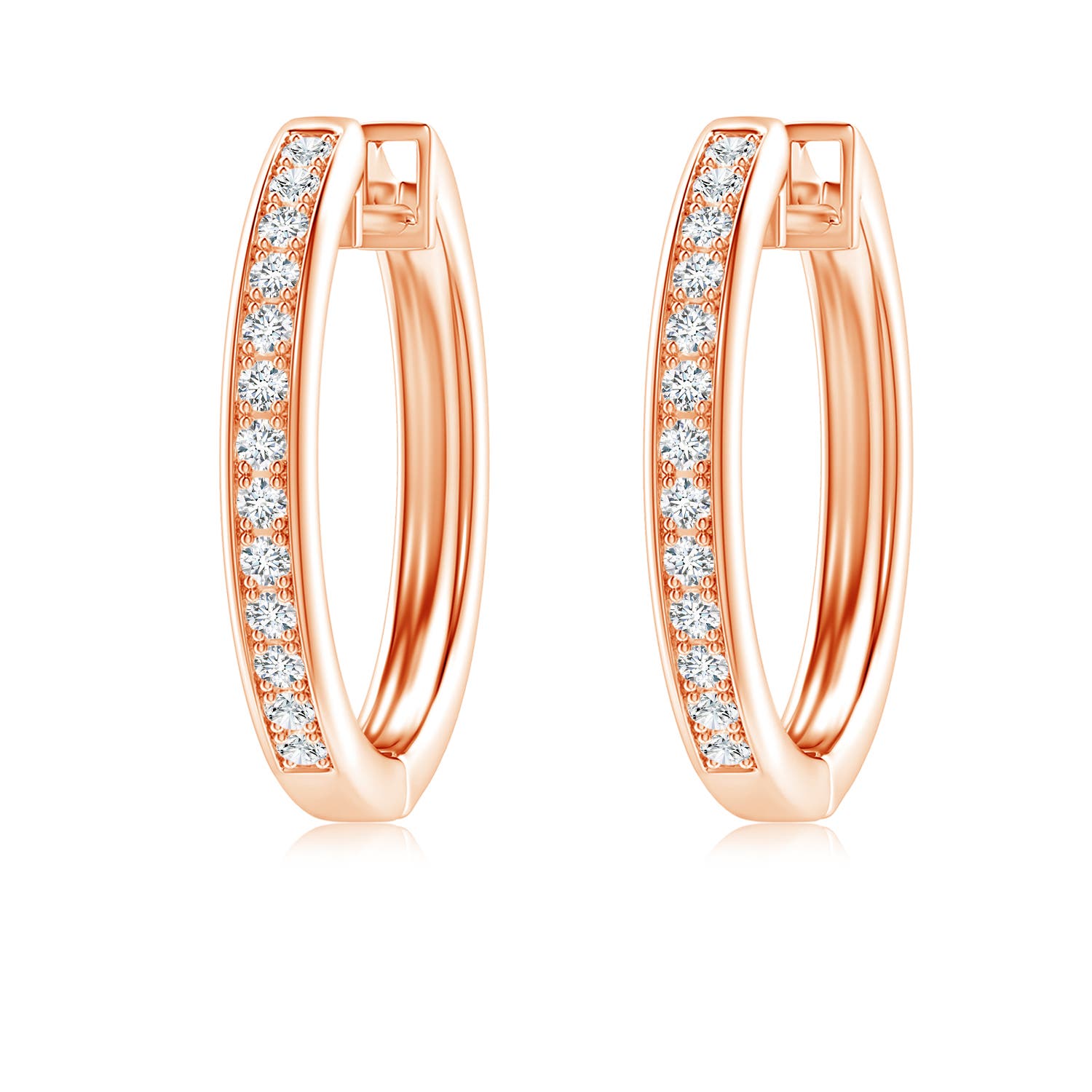 G, VS2 / 0.34 CT / 14 KT Rose Gold