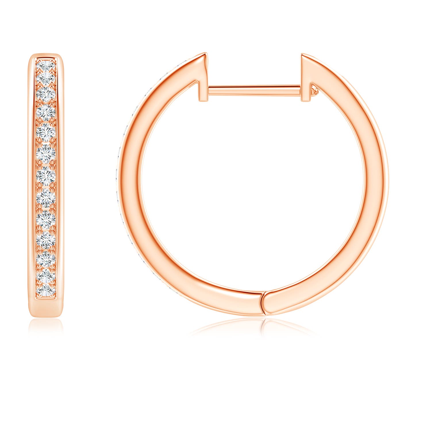 G, VS2 / 0.34 CT / 14 KT Rose Gold