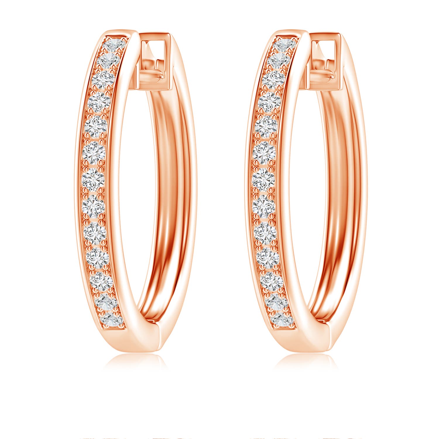 H, SI2 / 0.51 CT / 14 KT Rose Gold