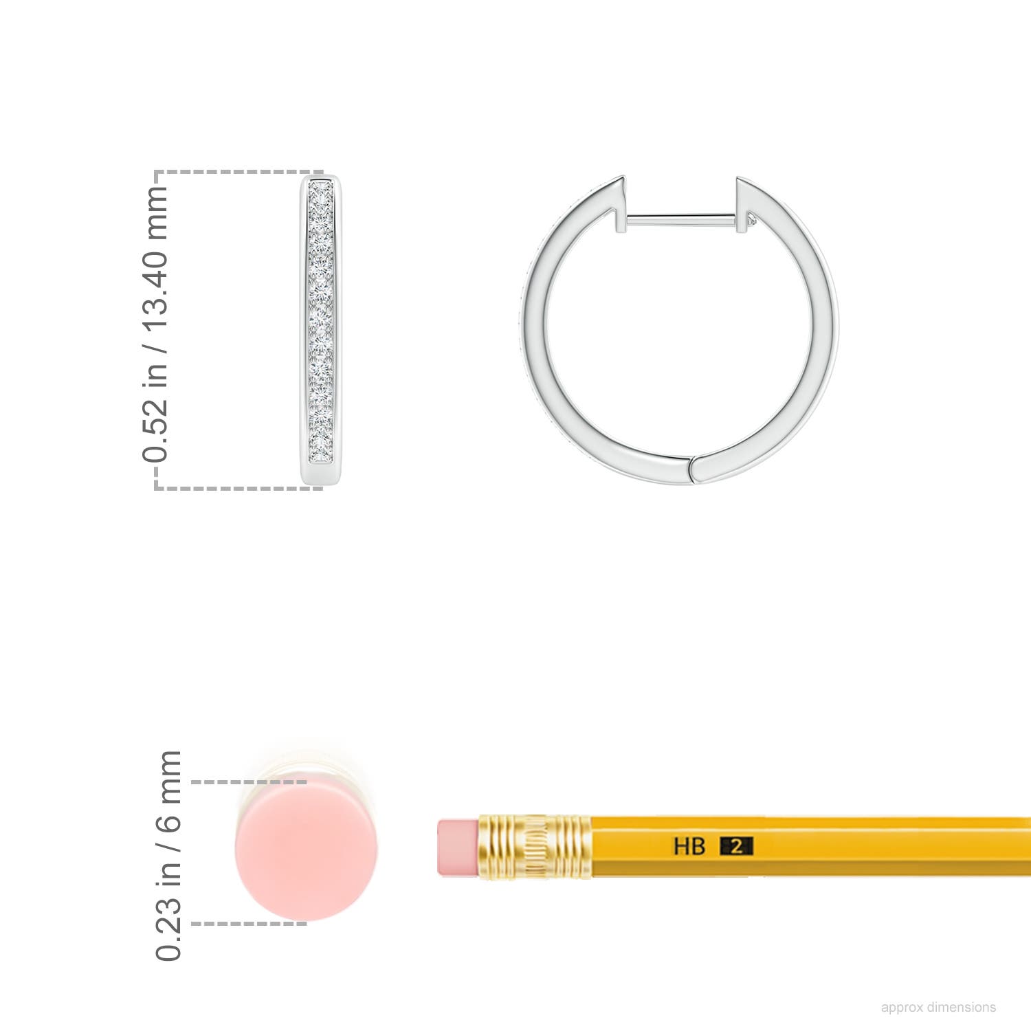 G, VS2 / 0.09 CT / 14 KT White Gold