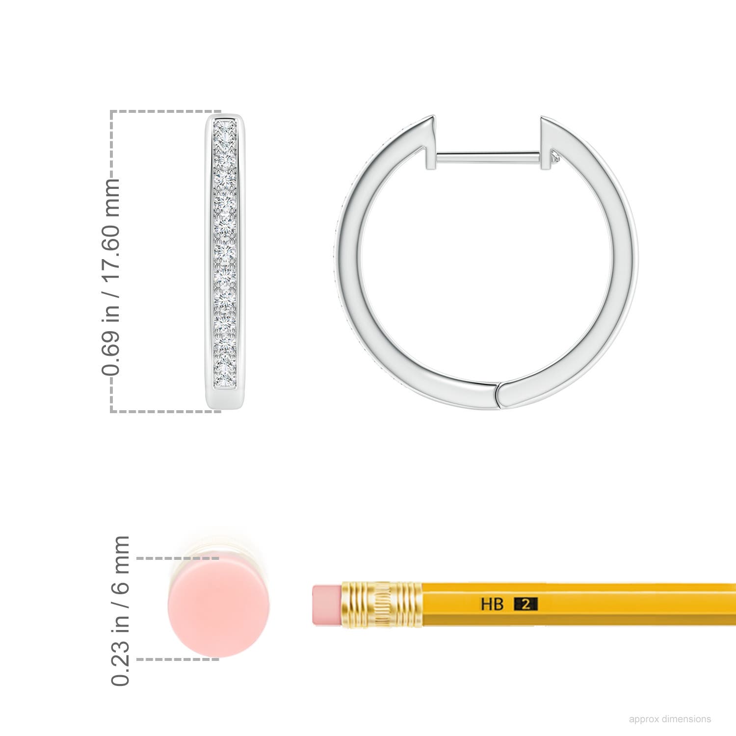 G, VS2 / 0.21 CT / 14 KT White Gold