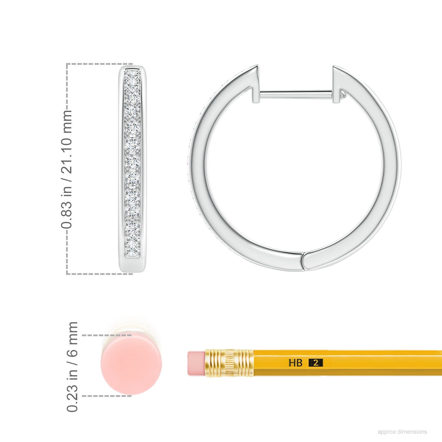 G, VS2 / 0.34 CT / 14 KT White Gold