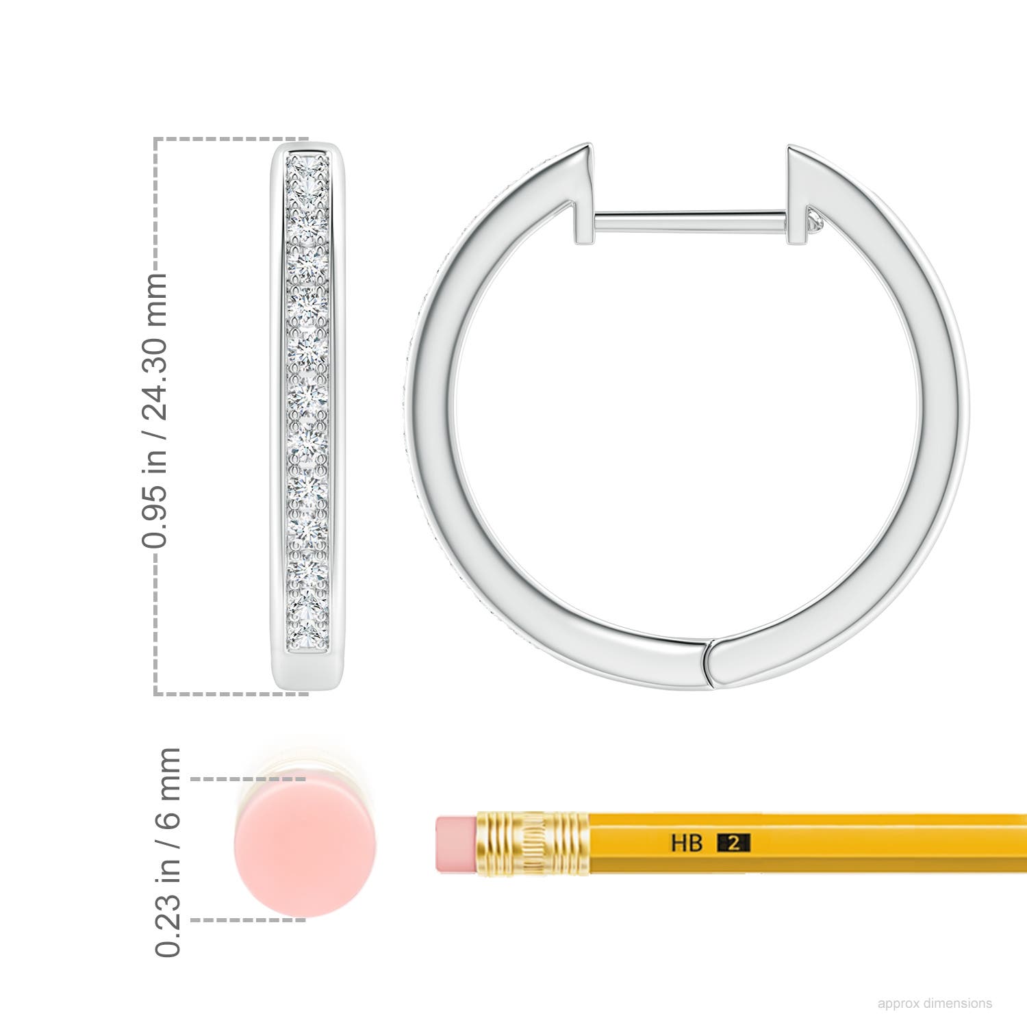 G, VS2 / 0.51 CT / 14 KT White Gold