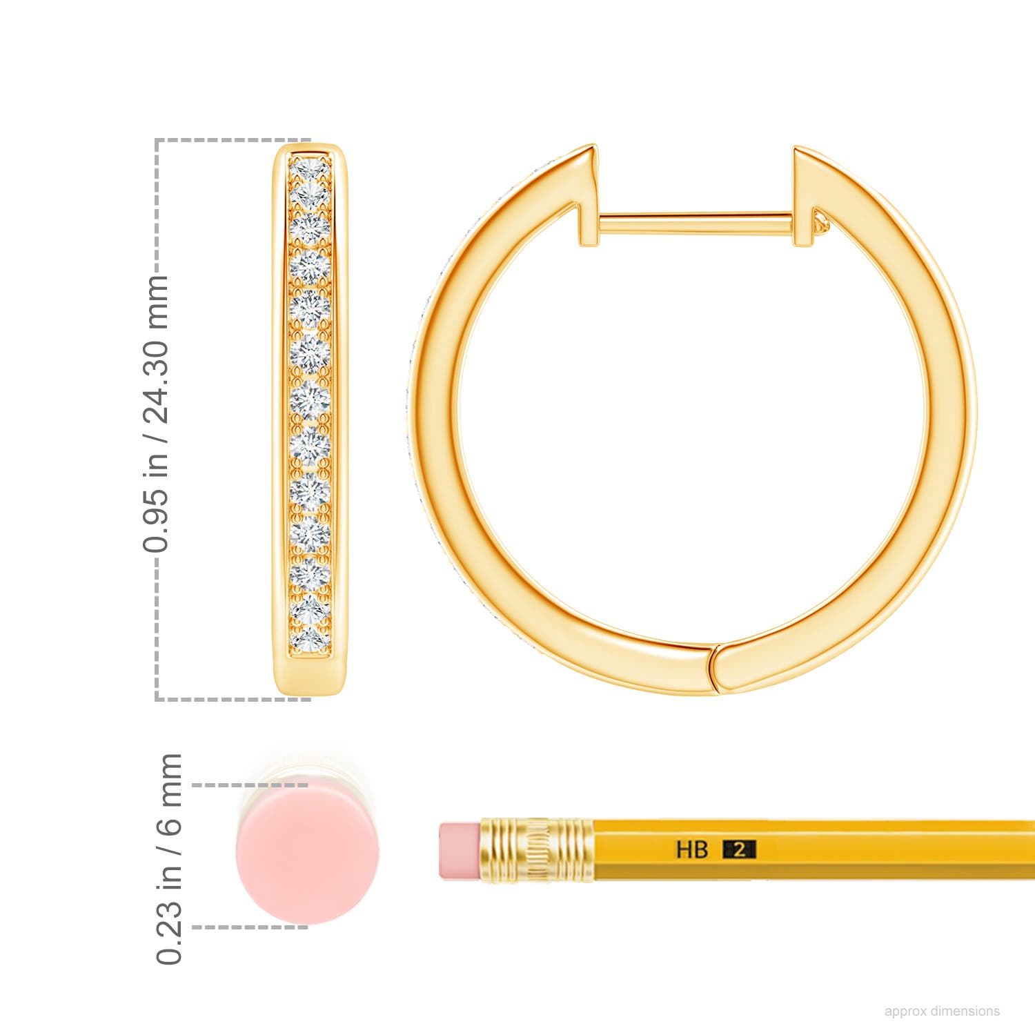 G, VS2 / 0.51 CT / 14 KT Yellow Gold