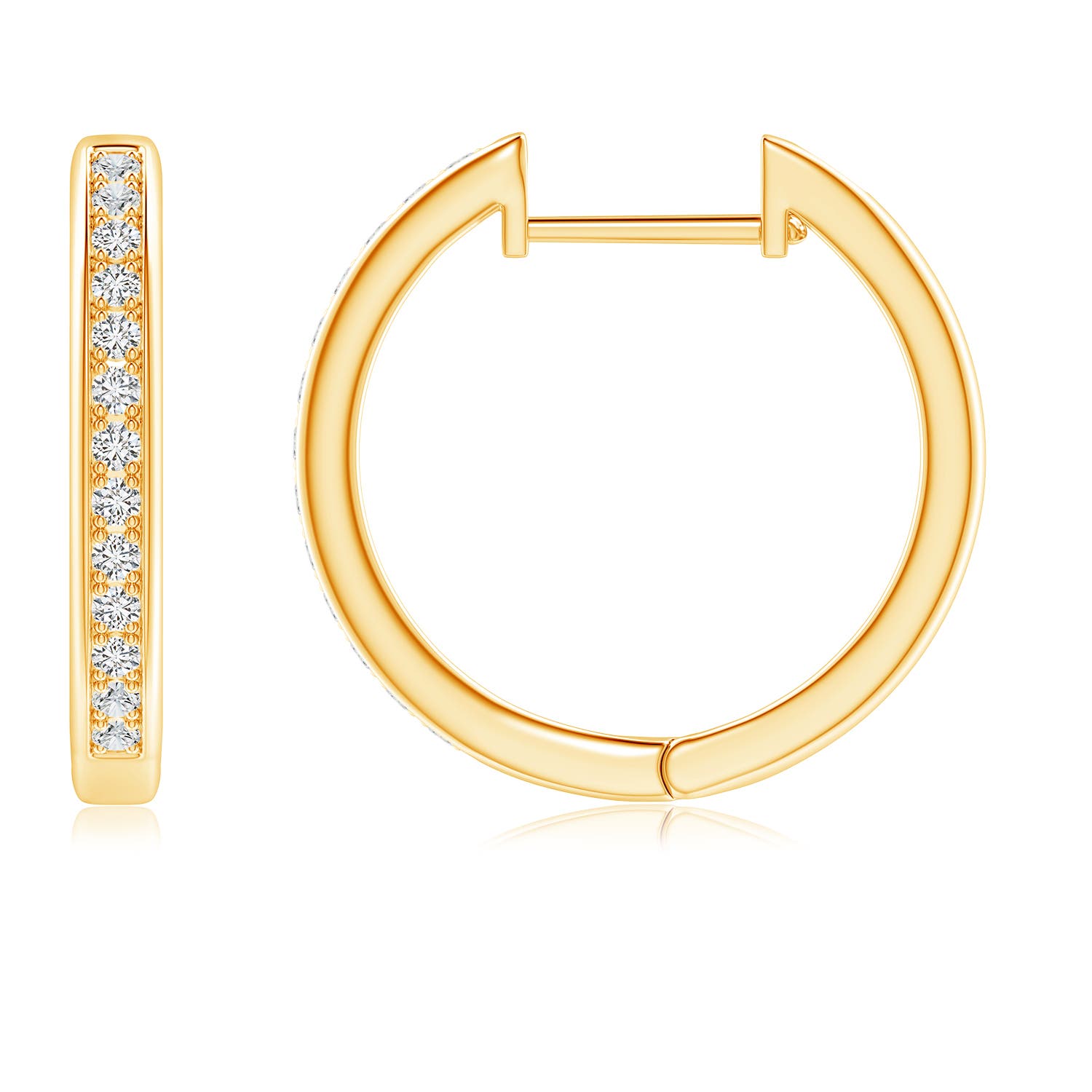 H, SI2 / 0.34 CT / 14 KT Yellow Gold