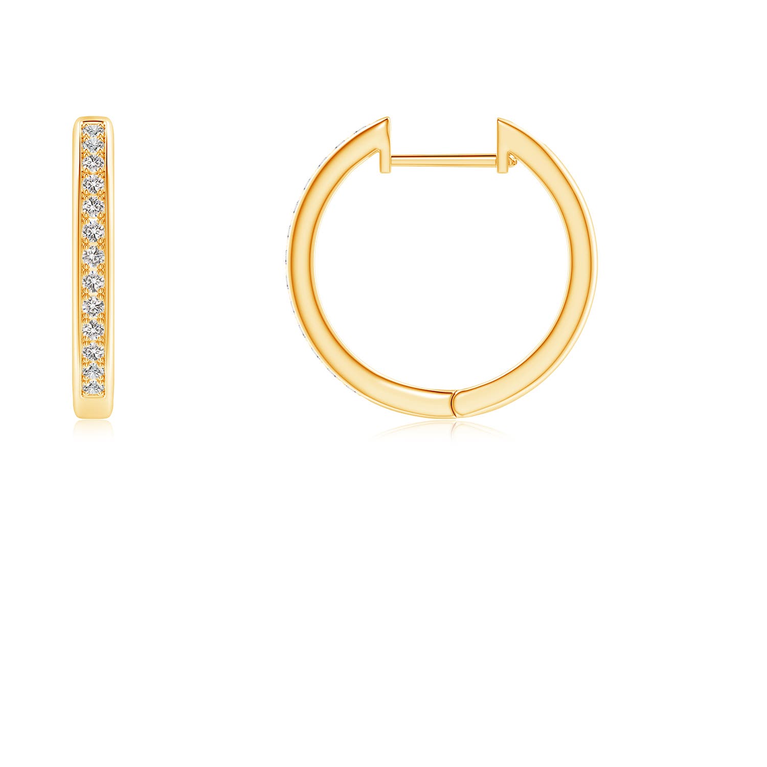 I-J, I1-I2 / 0.09 CT / 14 KT Yellow Gold