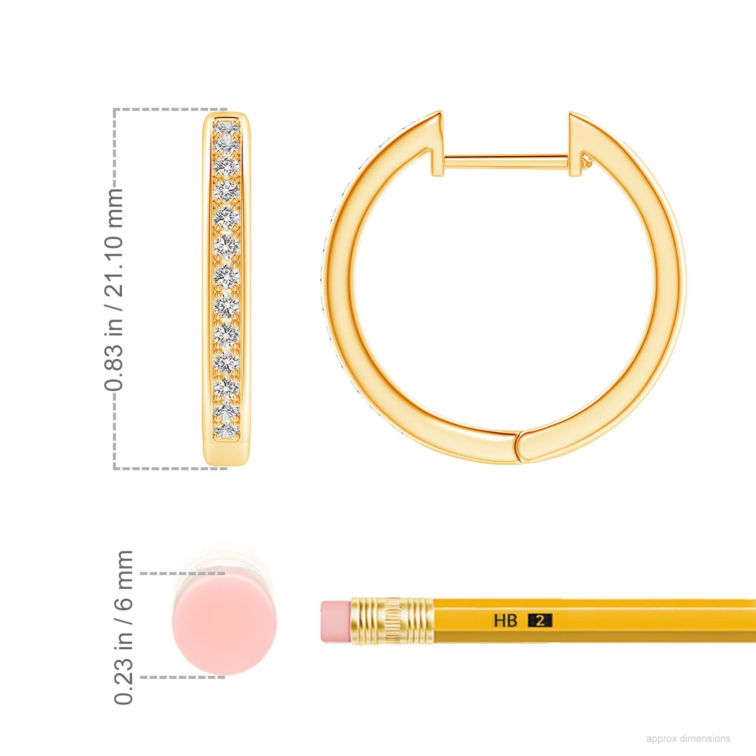 I-J, I1-I2 / 0.34 CT / 14 KT Yellow Gold