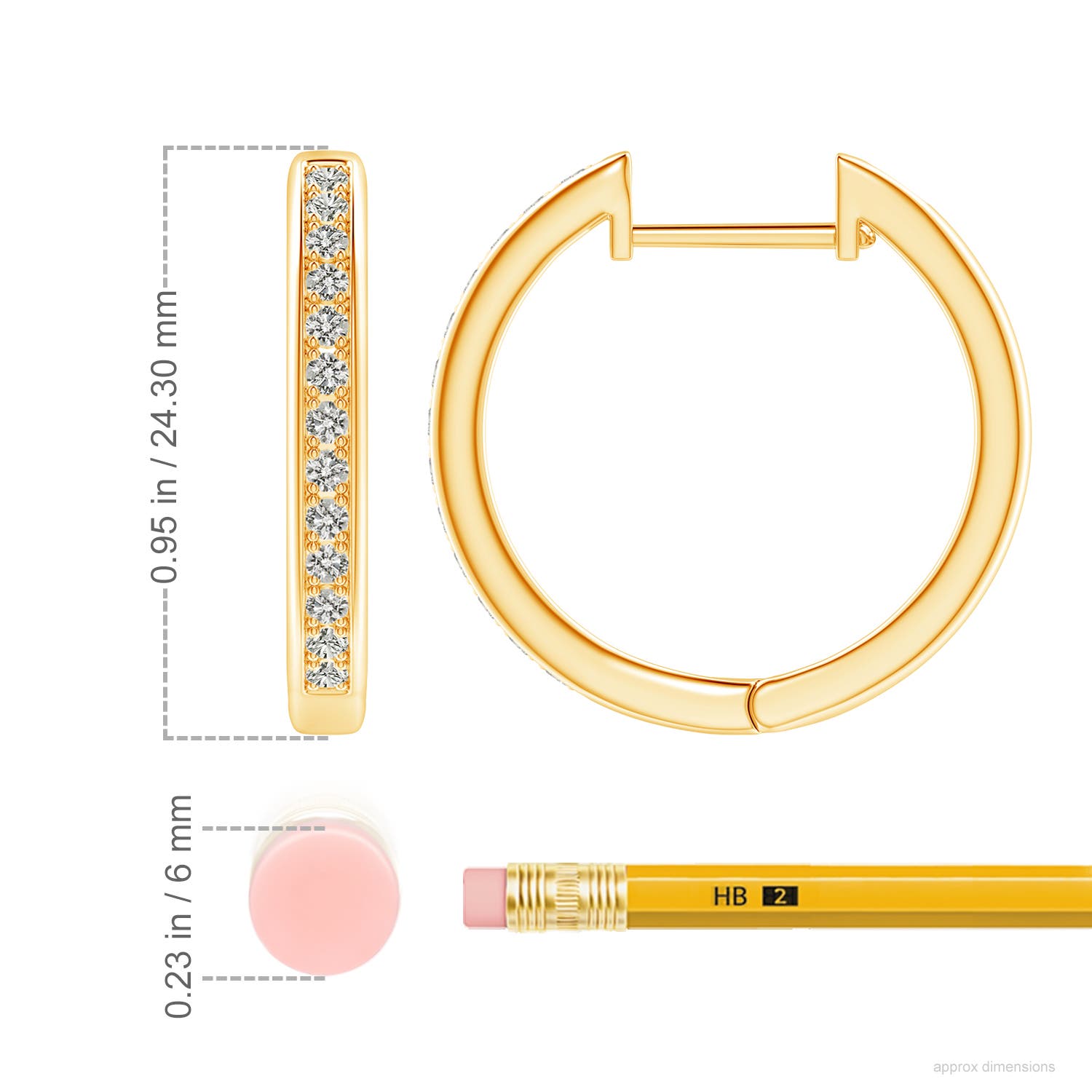 K, I3 / 0.51 CT / 14 KT Yellow Gold