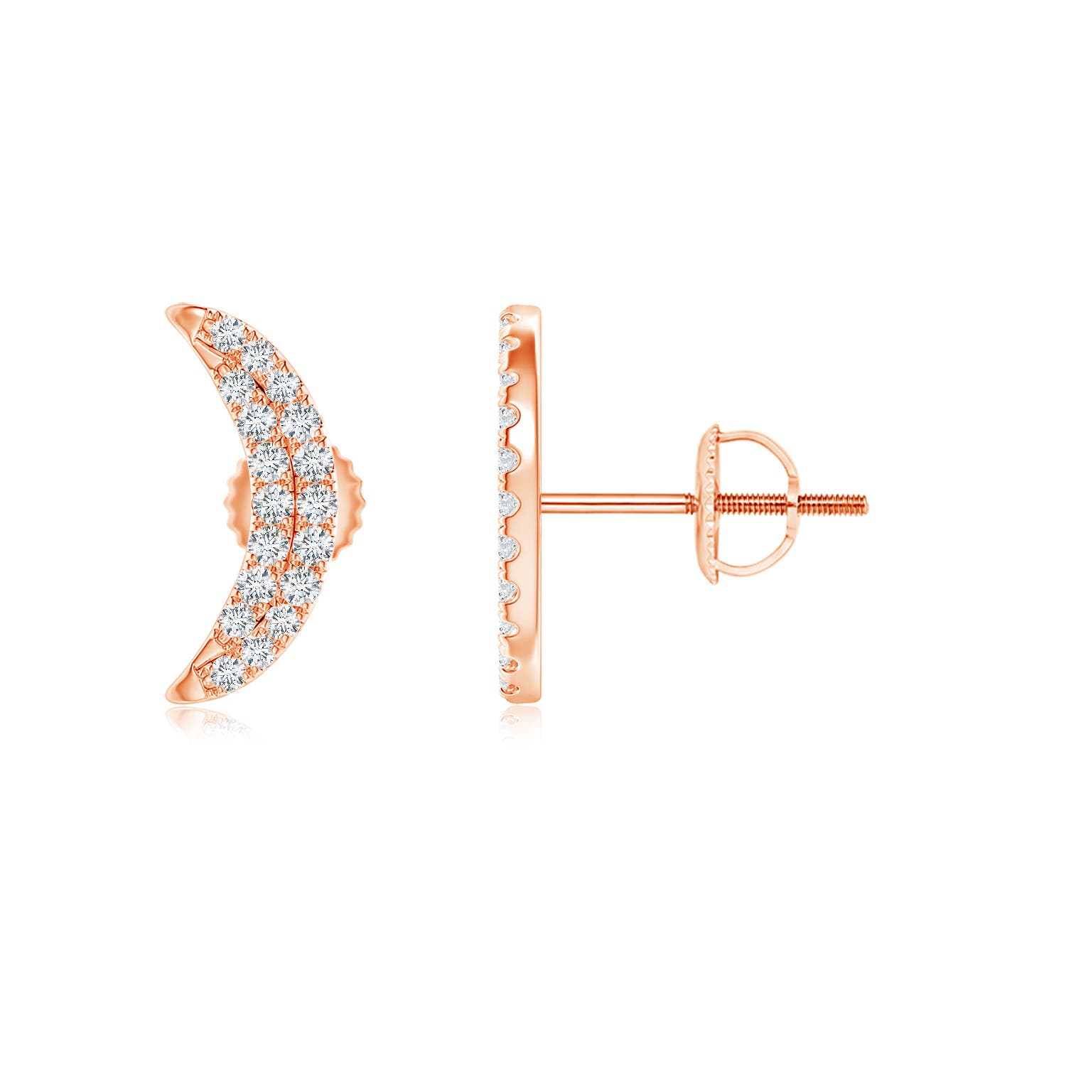 G, VS2 / 0.16 CT / 14 KT Rose Gold