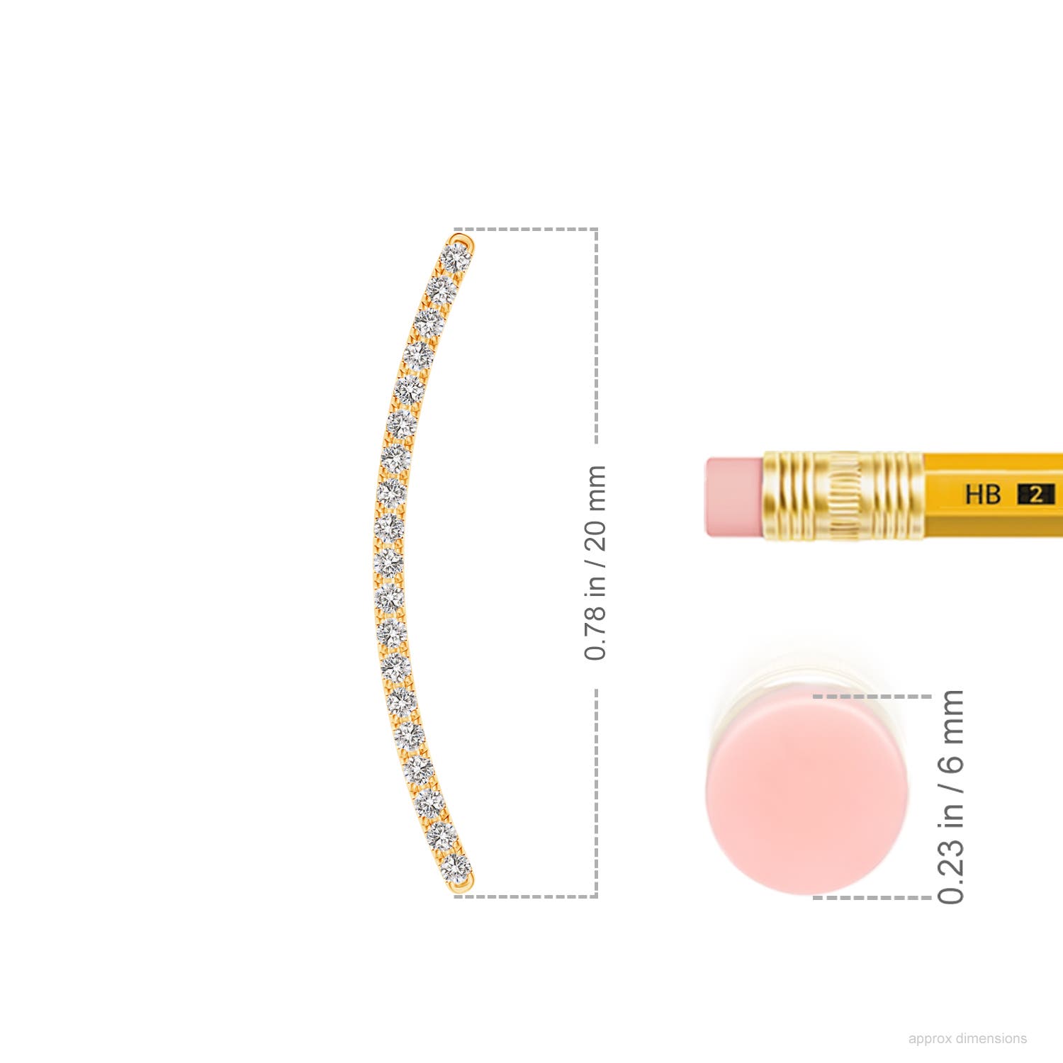 I-J, I1-I2 / 0.13 CT / 14 KT Yellow Gold