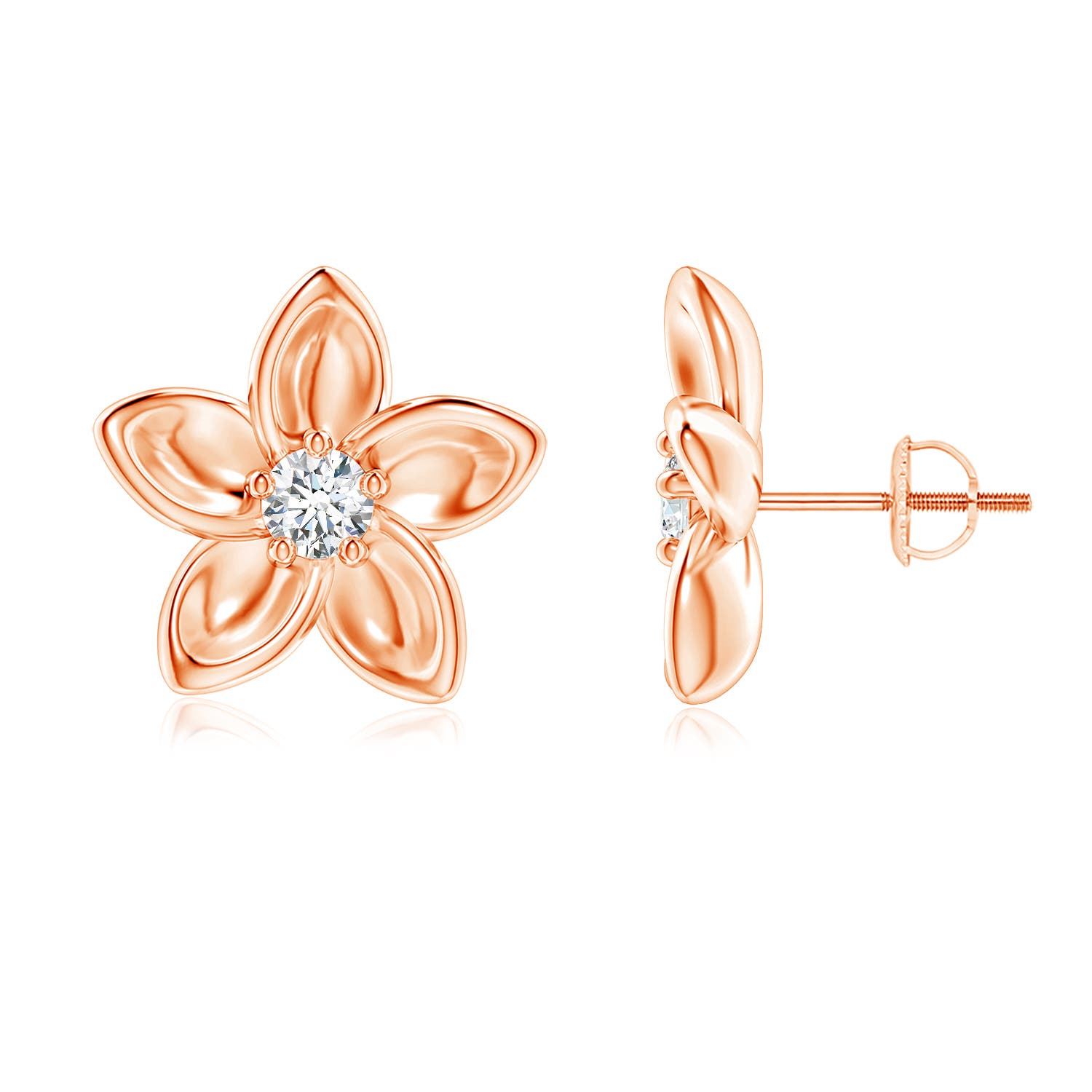 G, VS2 / 0.35 CT / 14 KT Rose Gold