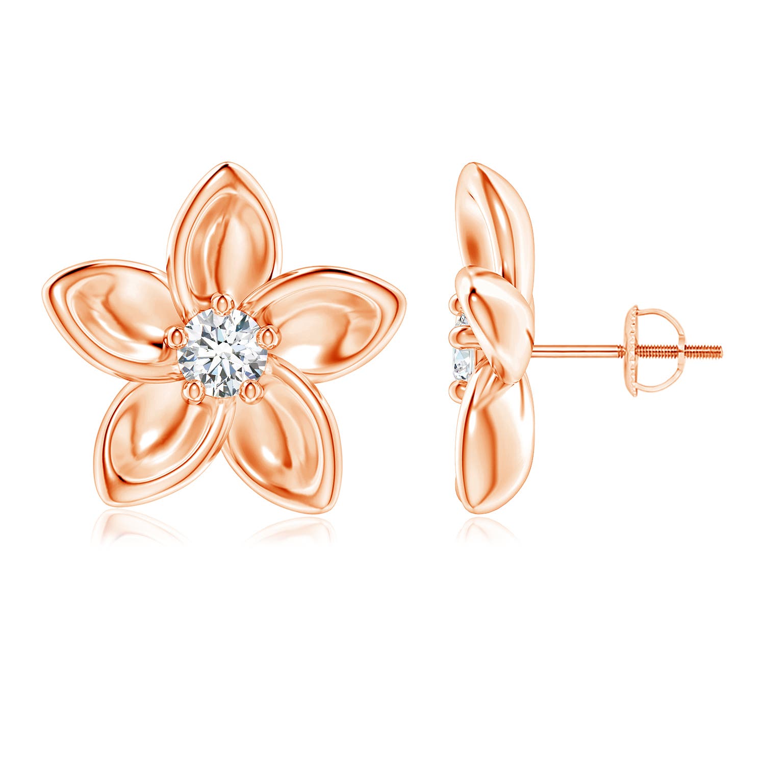 G, VS2 / 0.5 CT / 14 KT Rose Gold