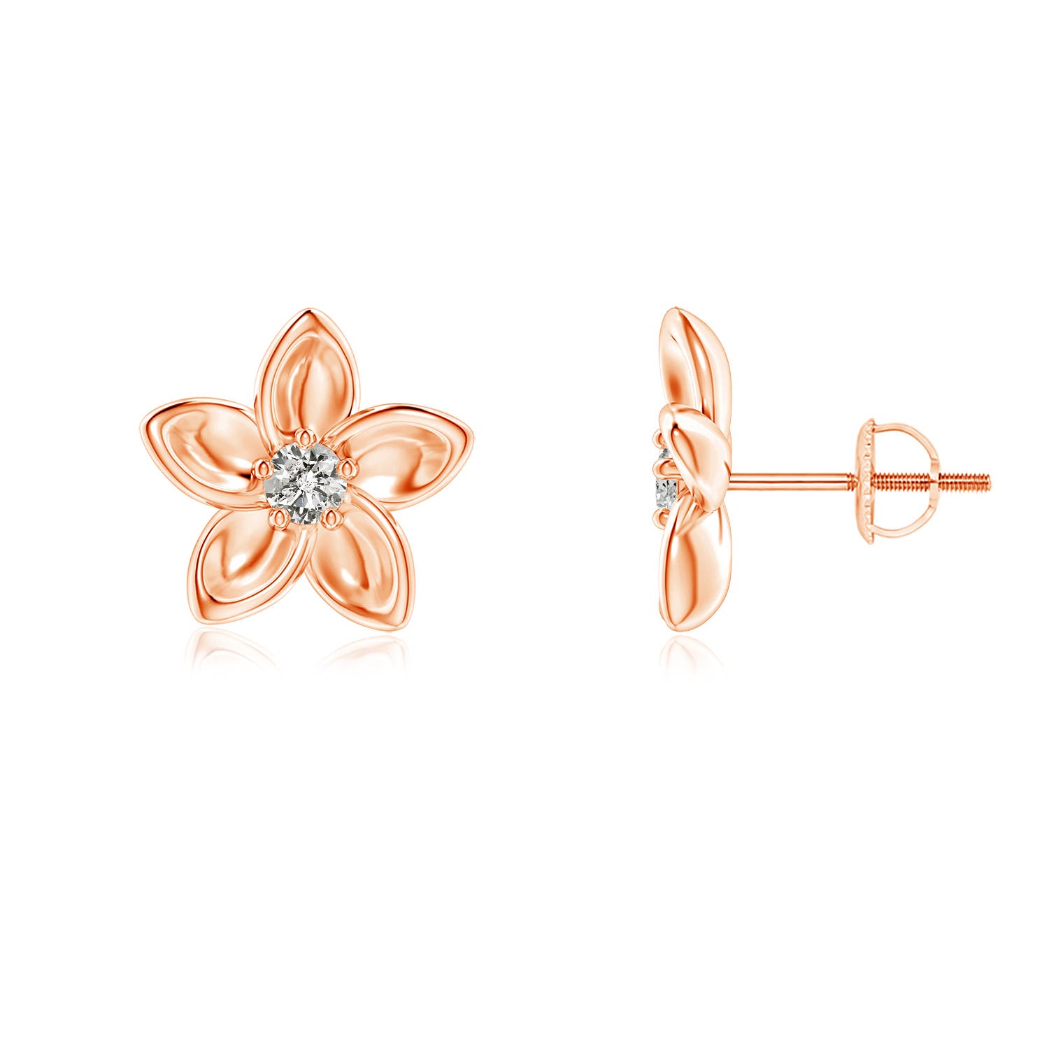 K, I3 / 0.16 CT / 14 KT Rose Gold