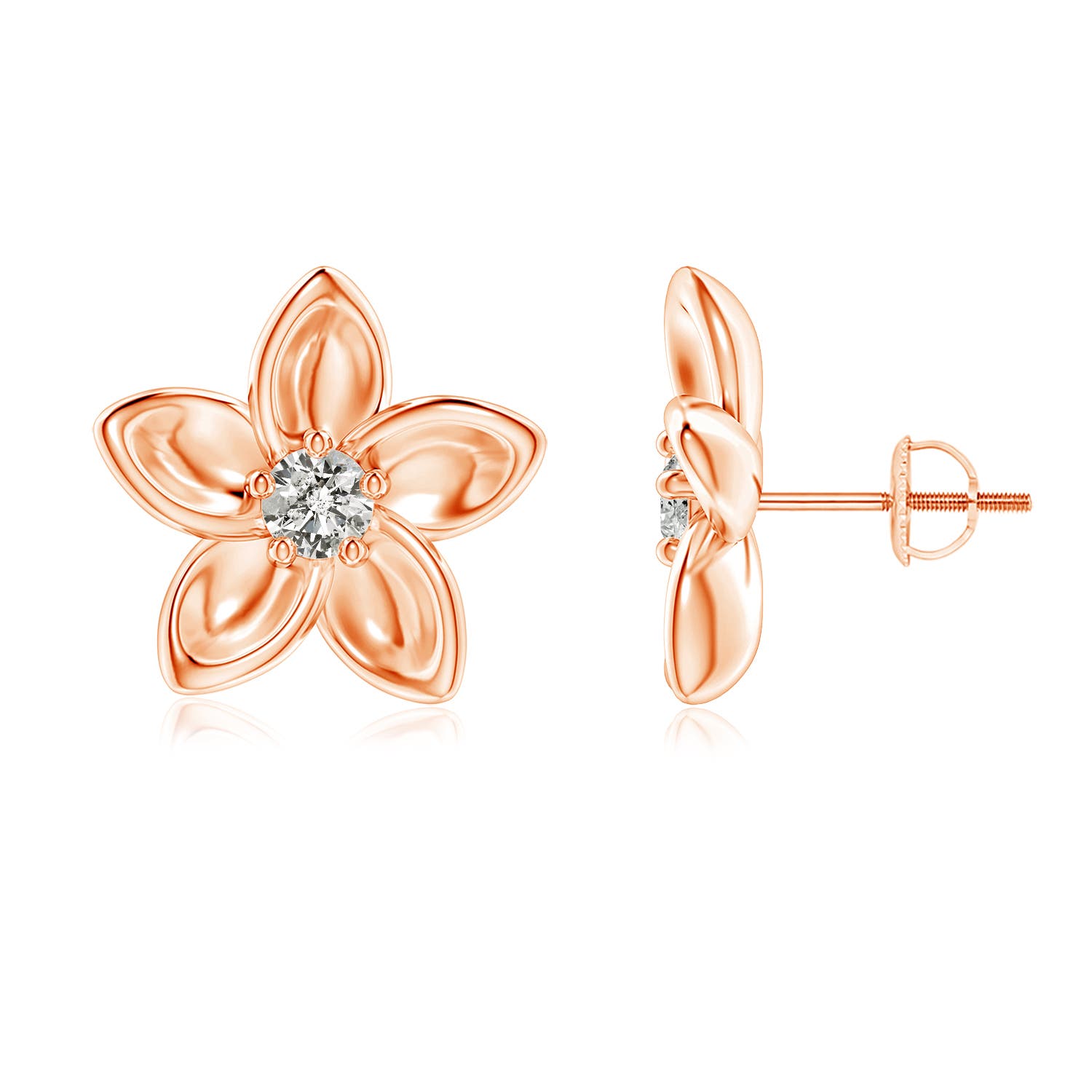 K, I3 / 0.35 CT / 14 KT Rose Gold