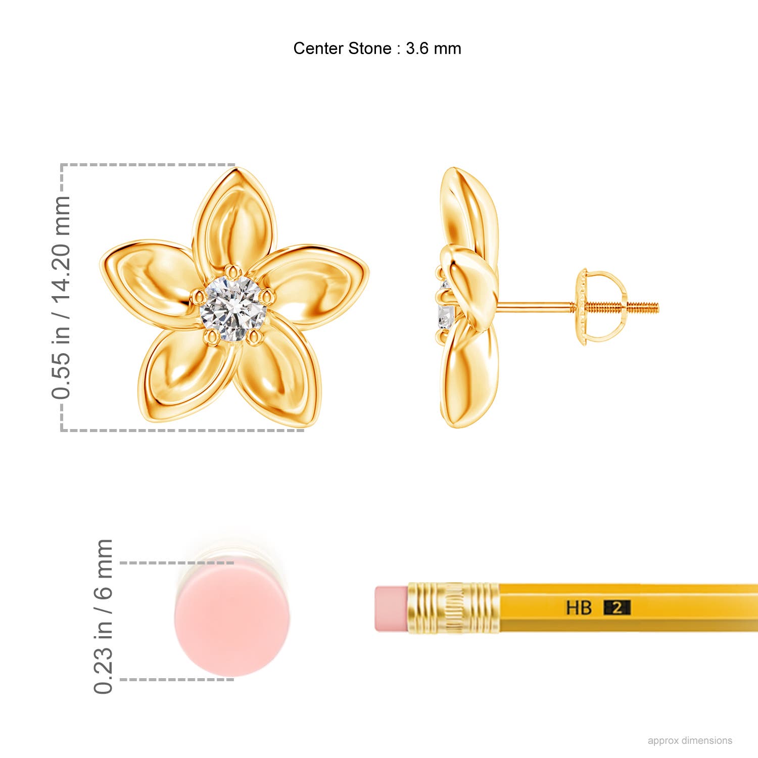 I-J, I1-I2 / 0.35 CT / 14 KT Yellow Gold