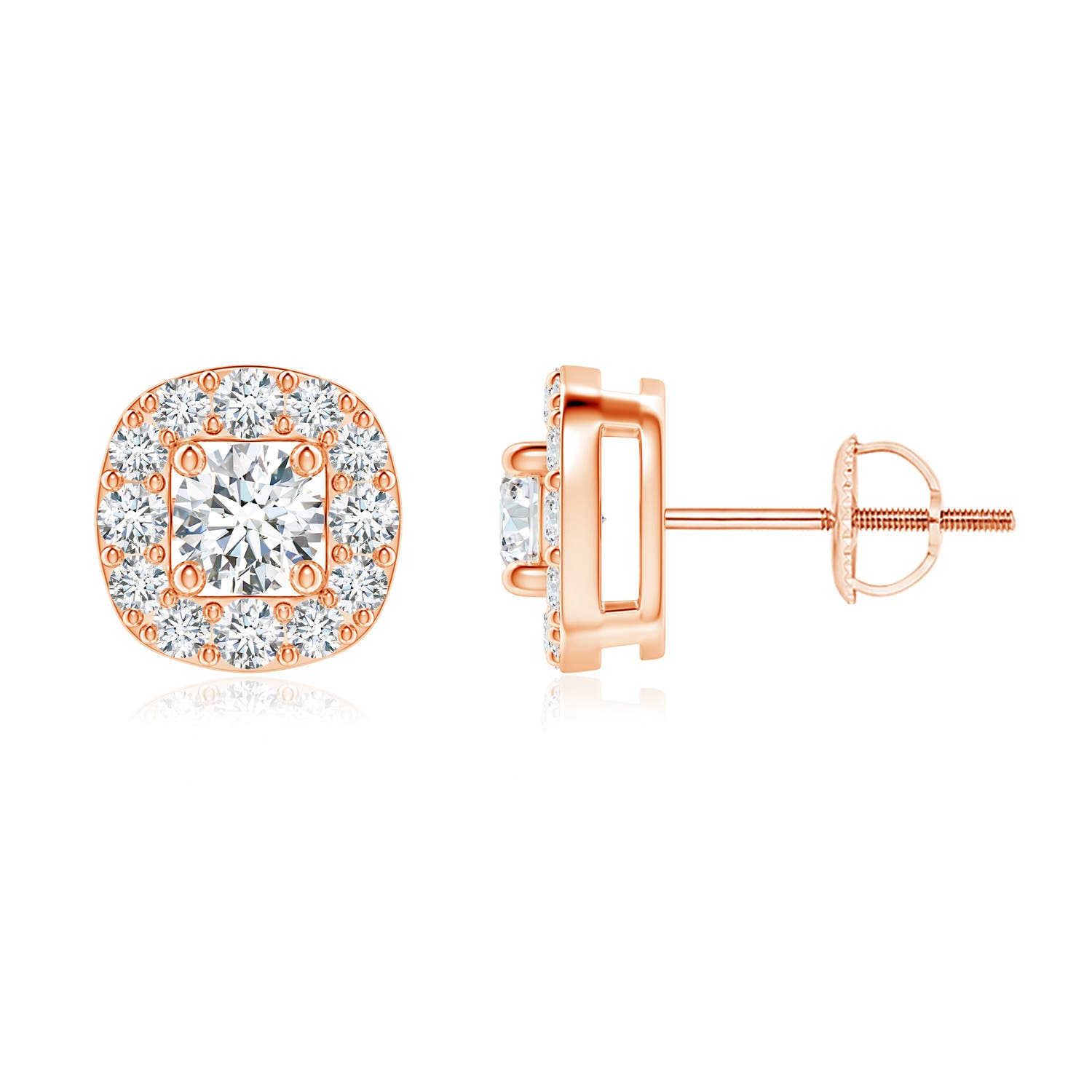 G, VS2 / 0.75 CT / 14 KT Rose Gold