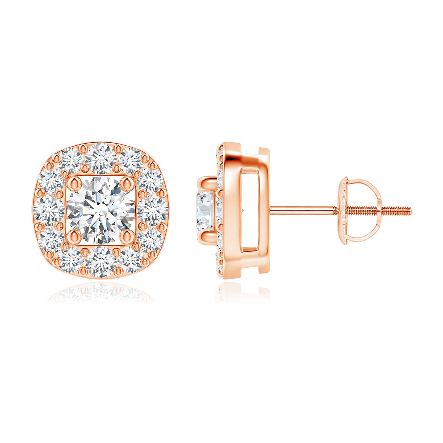 G, VS2 / 1.02 CT / 14 KT Rose Gold