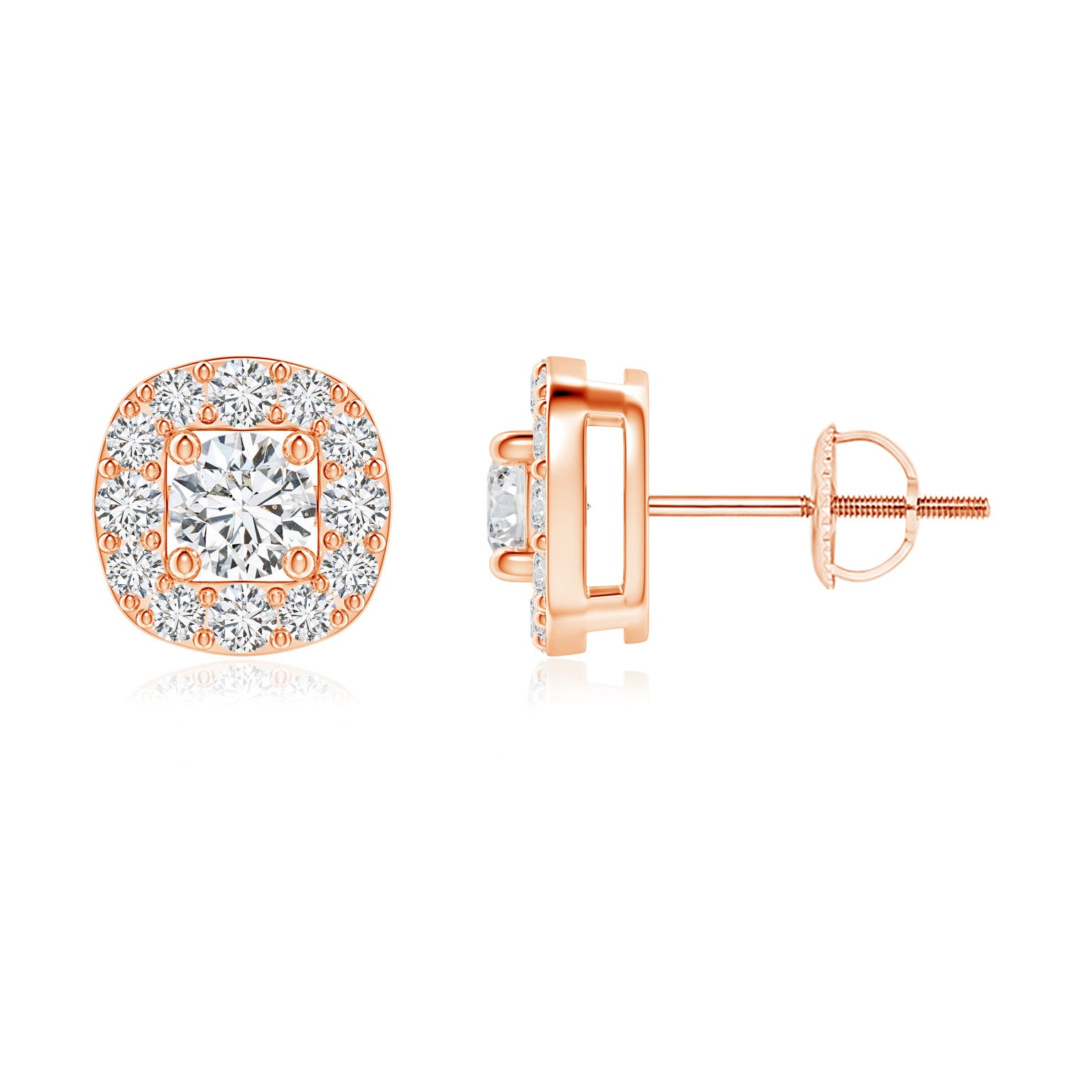 H, SI2 / 0.75 CT / 14 KT Rose Gold