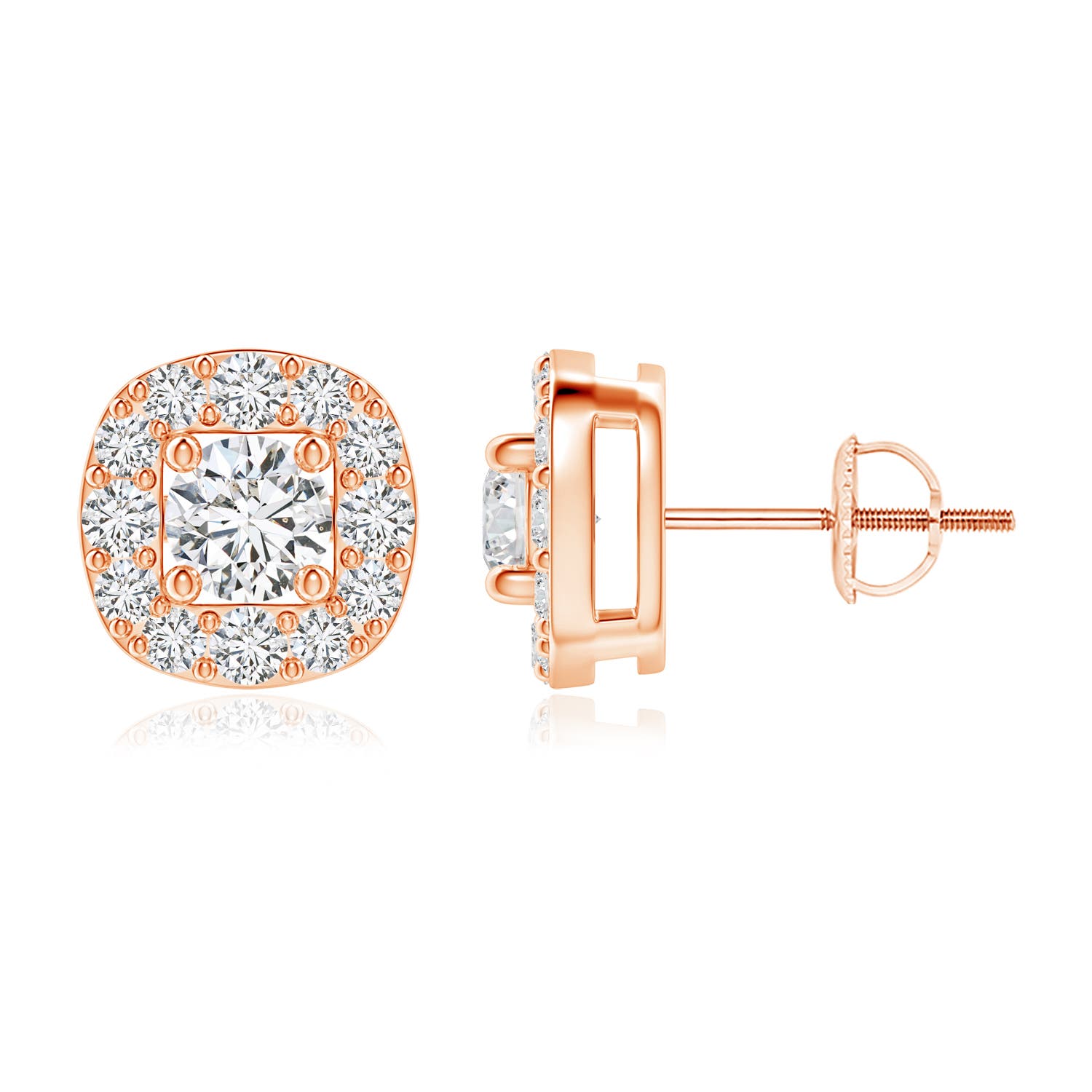 H, SI2 / 1.02 CT / 14 KT Rose Gold