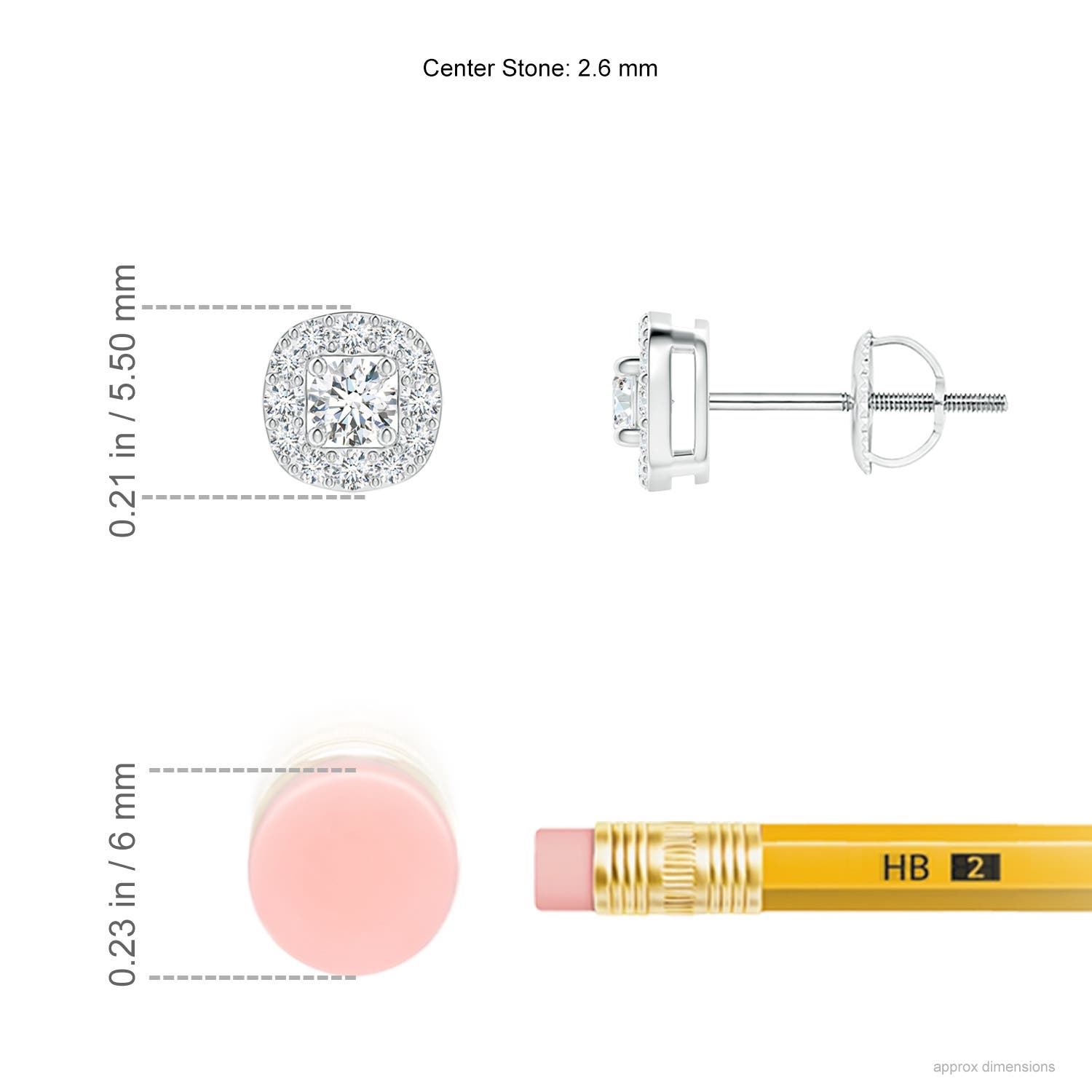 G, VS2 / 0.25 CT / 14 KT White Gold