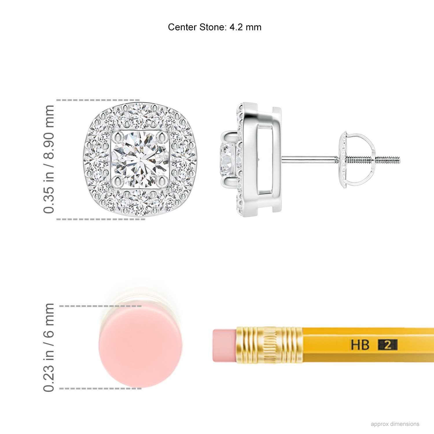 H, SI2 / 1.02 CT / 14 KT White Gold