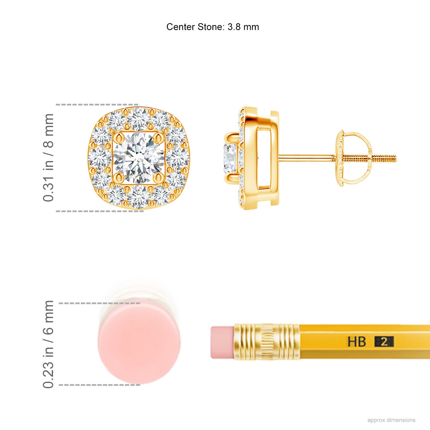 G, VS2 / 0.75 CT / 14 KT Yellow Gold