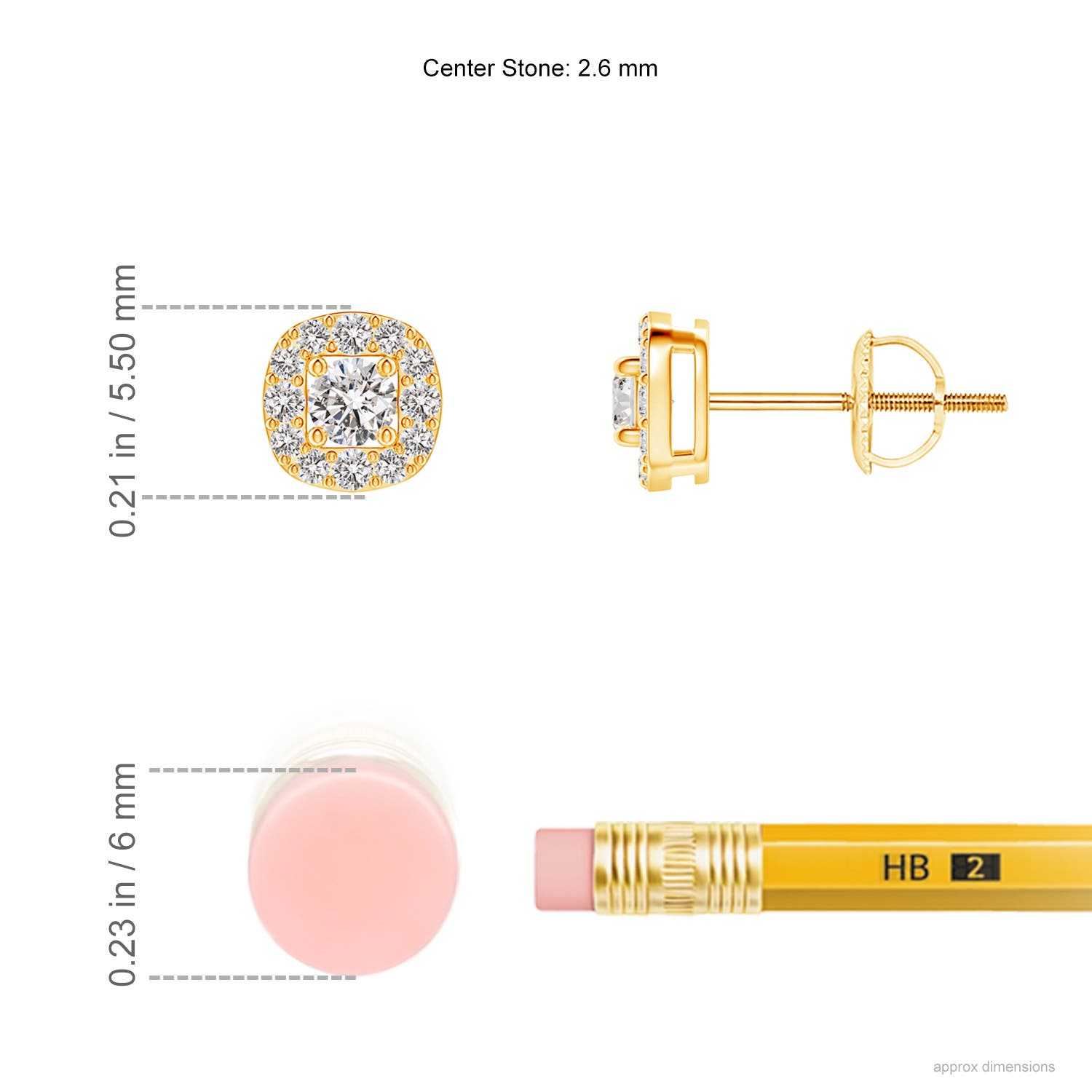 I-J, I1-I2 / 0.25 CT / 14 KT Yellow Gold