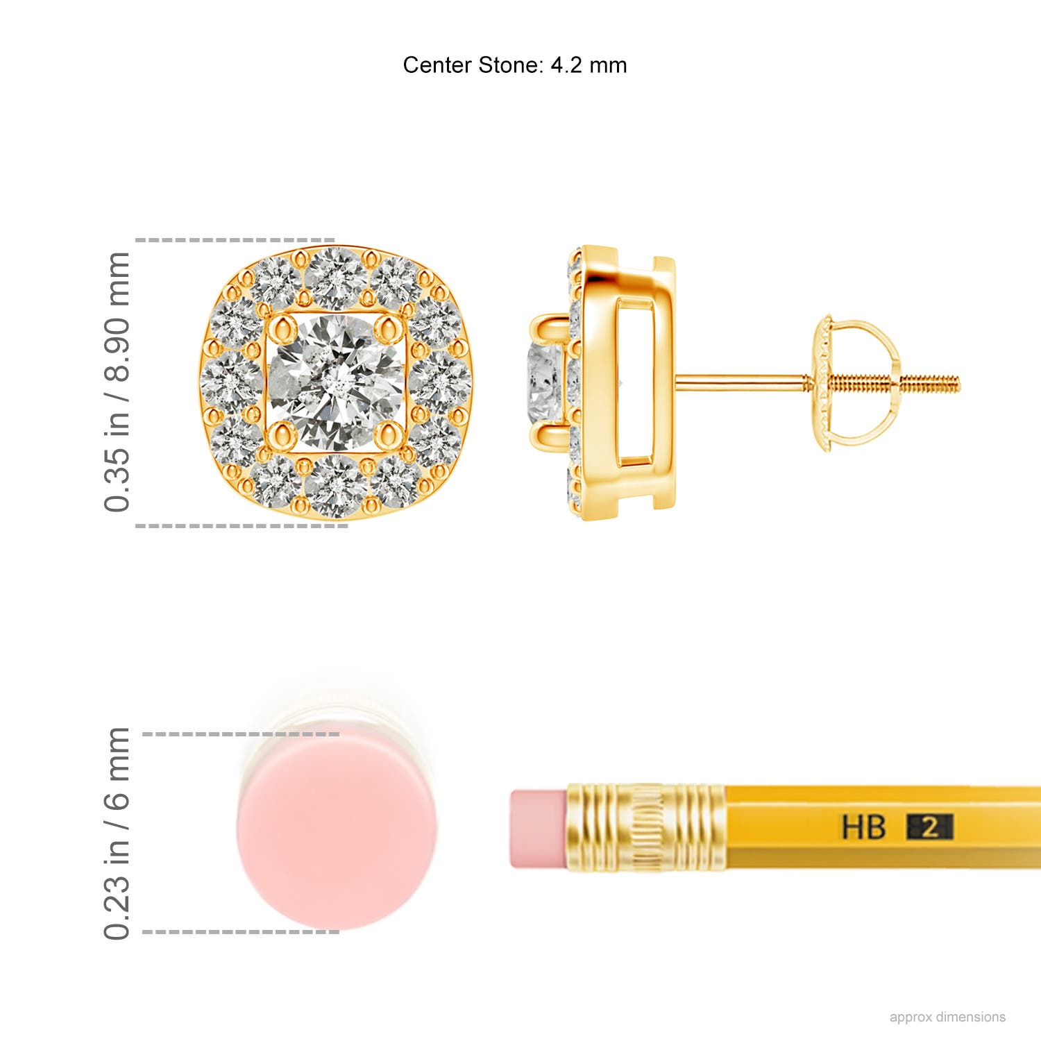 K, I3 / 1.02 CT / 14 KT Yellow Gold